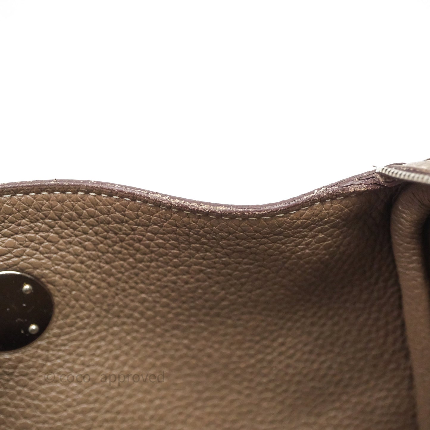 Hermès Lindy 26 Etoupe 18 Clemence Palladium Hardware