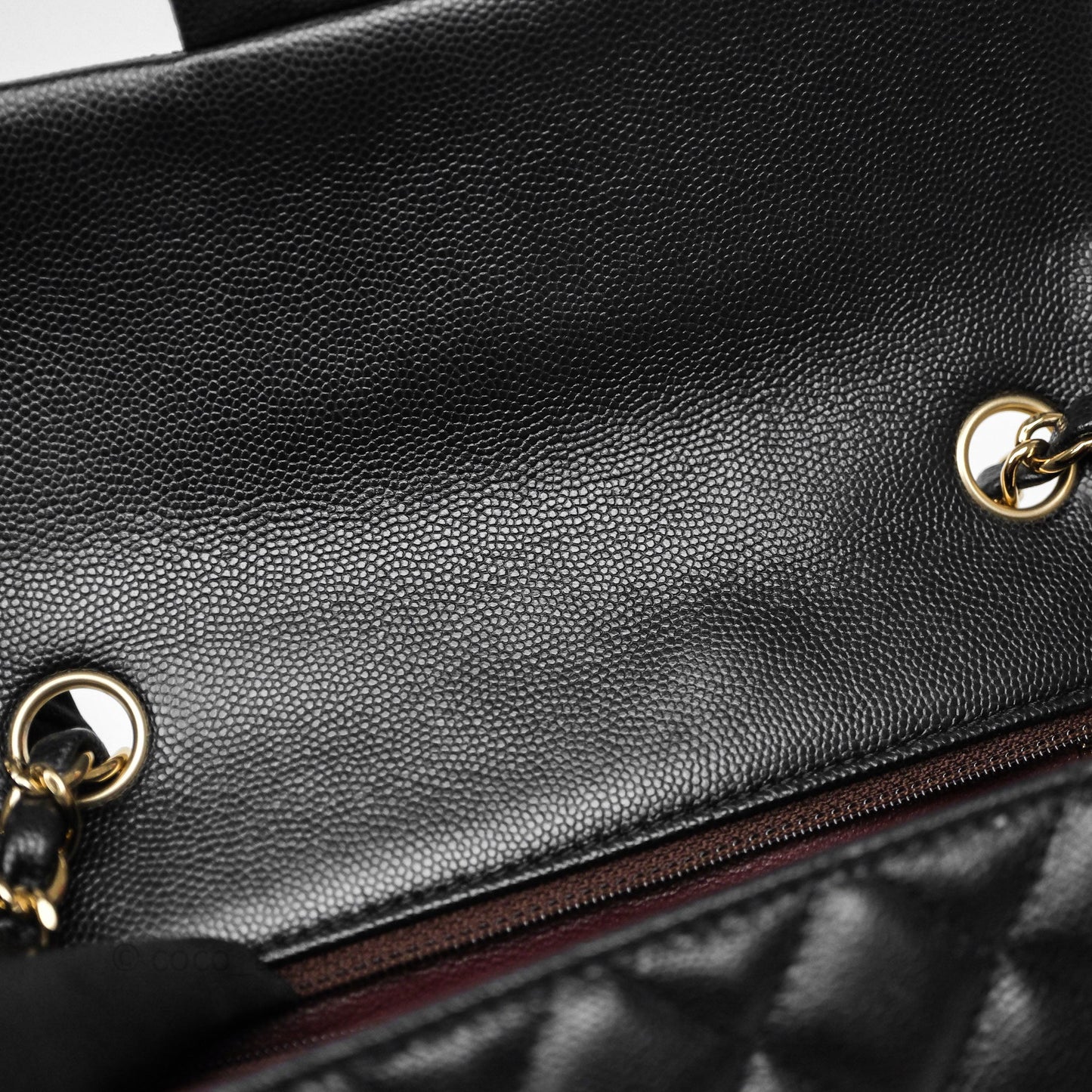 Chanel Mini Rectangular Flap Quilted Black Caviar Gold Hardware