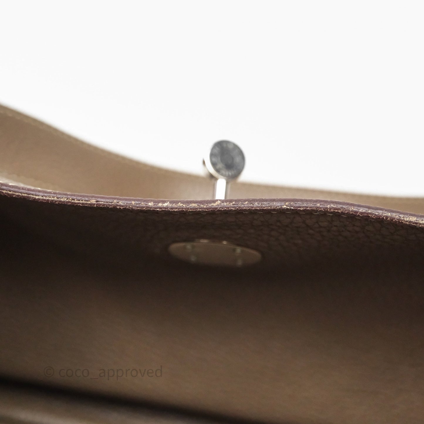 Hermès Lindy 26 Etoupe 18 Clemence Palladium Hardware
