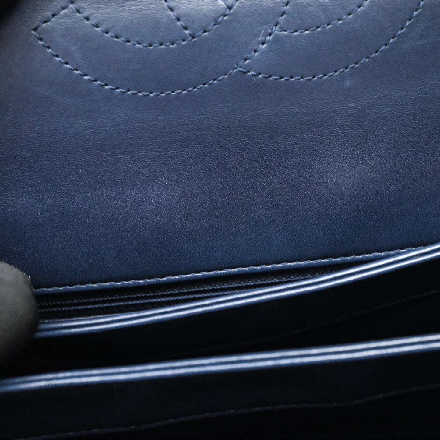 Chanel Small Trendy CC Navy Lambskin Gold Hardware