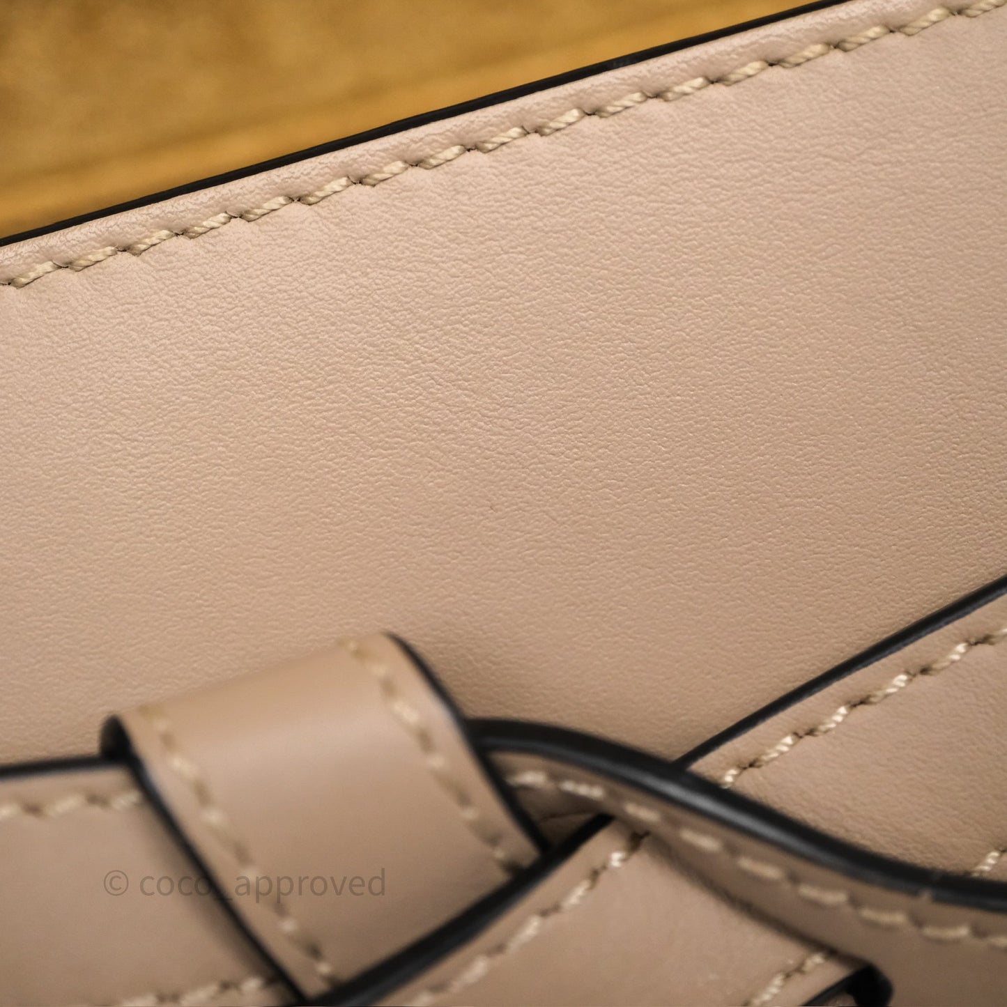 Loewe Mini Gate Dual Bag Beige Sand Soft Calfskin Jacquard Strap