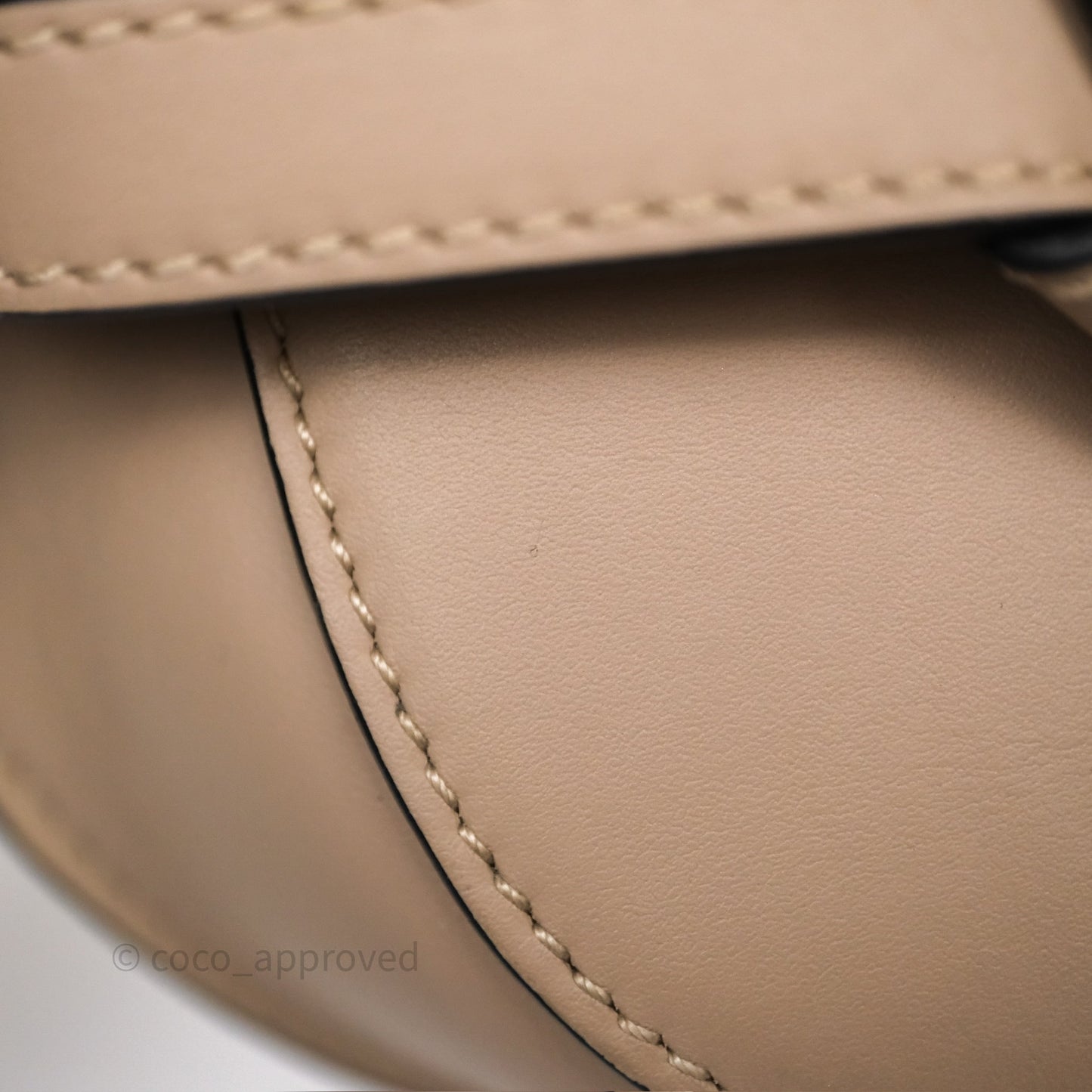 Loewe Mini Gate Dual Bag Beige Sand Soft Calfskin Jacquard Strap
