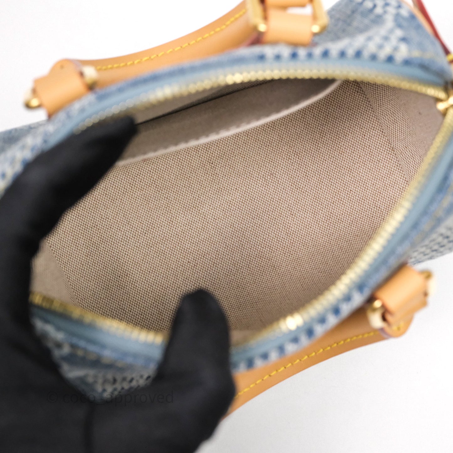 Louis Vuitton Speedy 18 Bandoulière Denim