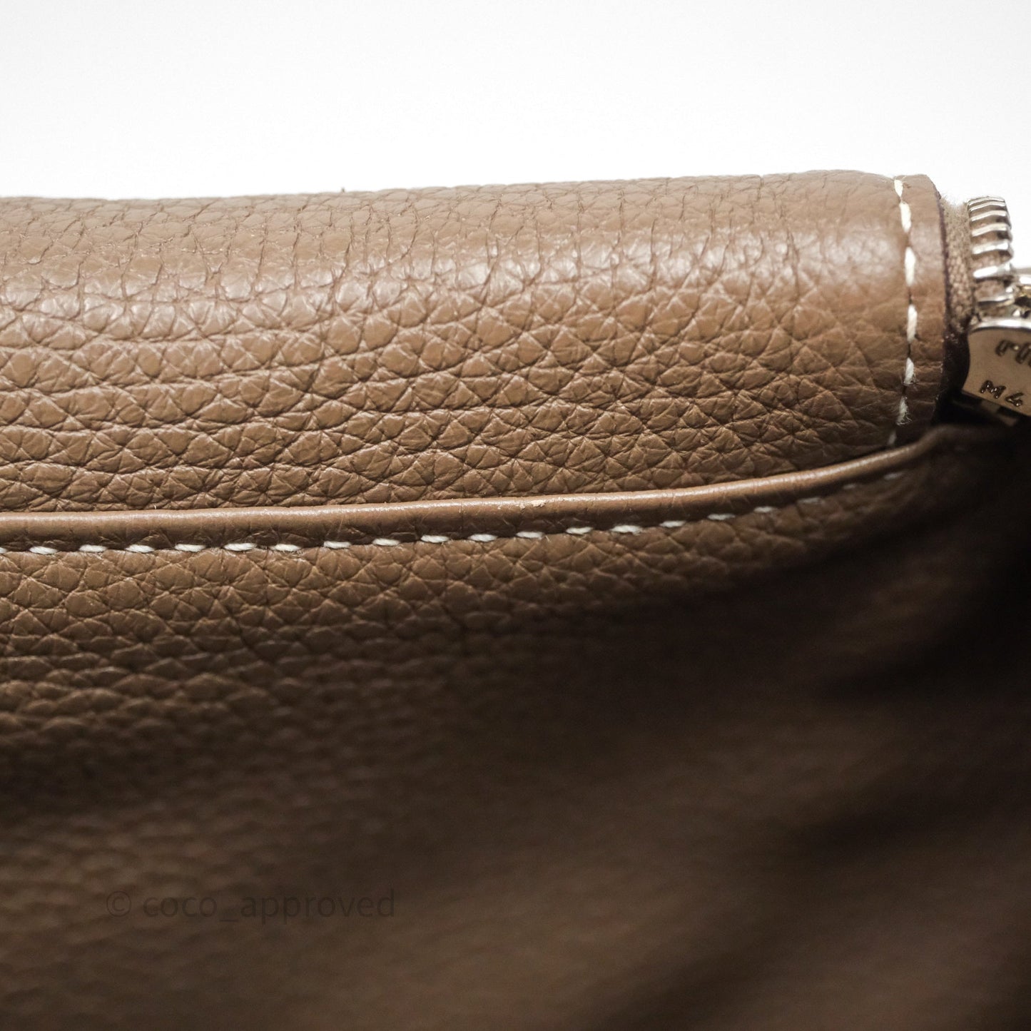 Hermès Lindy 26 Etoupe 18 Clemence Palladium Hardware