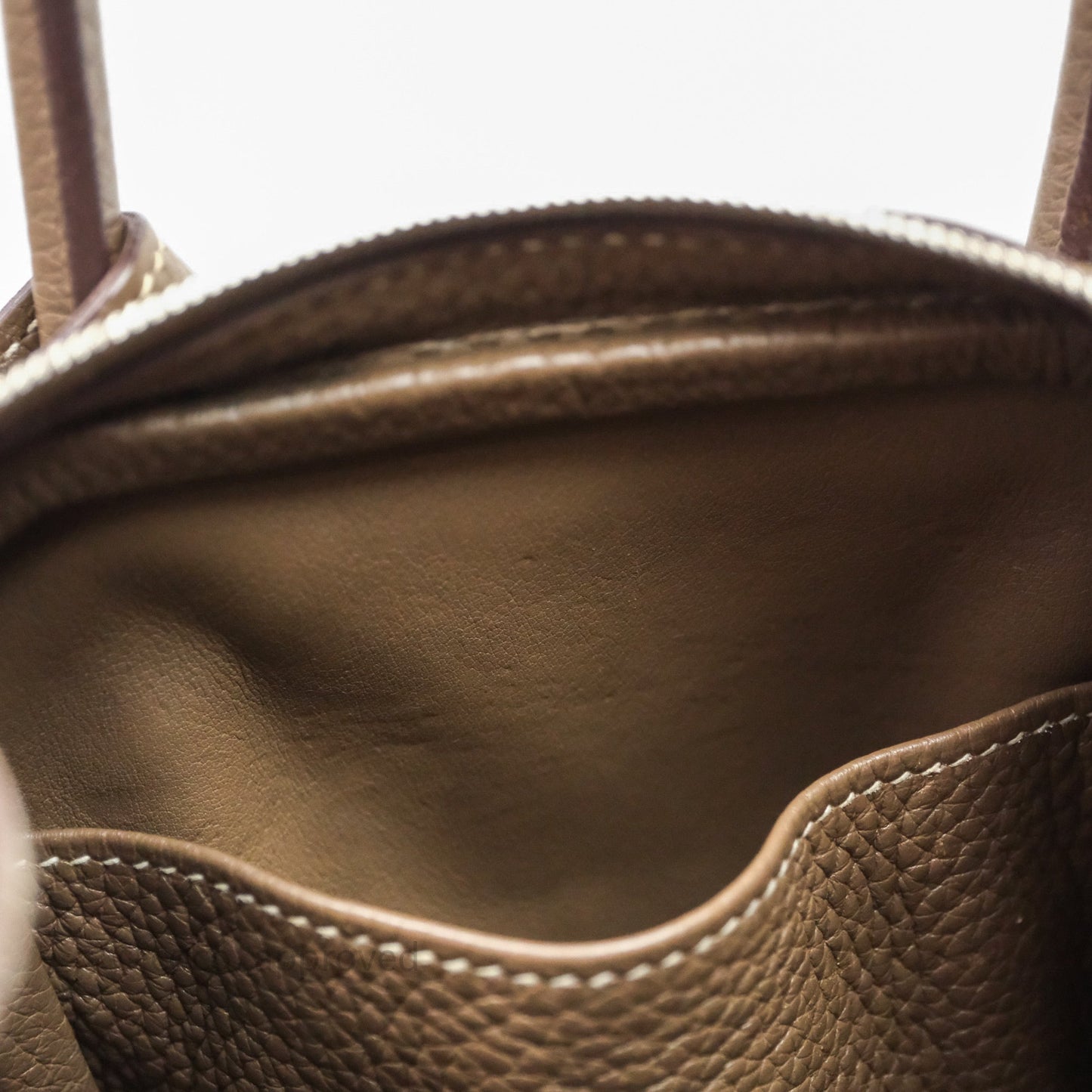 Hermès Lindy 26 Etoupe 18 Clemence Palladium Hardware