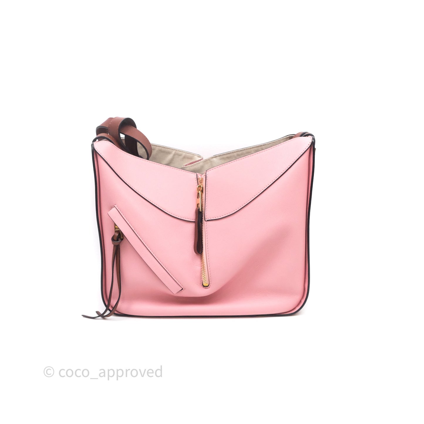 Loewe Small Hammock Shoulder Bag Pink Tan