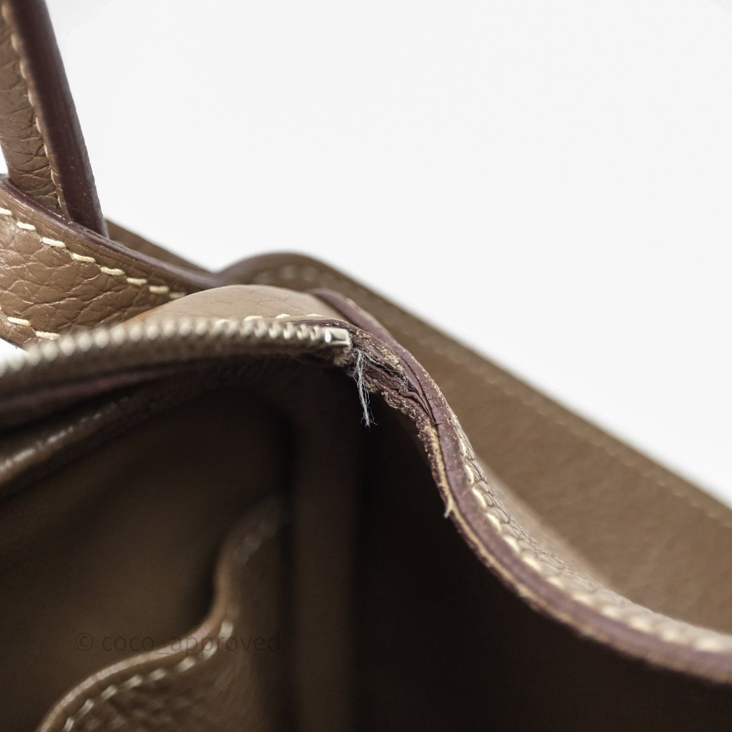 Hermès Lindy 26 Etoupe 18 Clemence Palladium Hardware