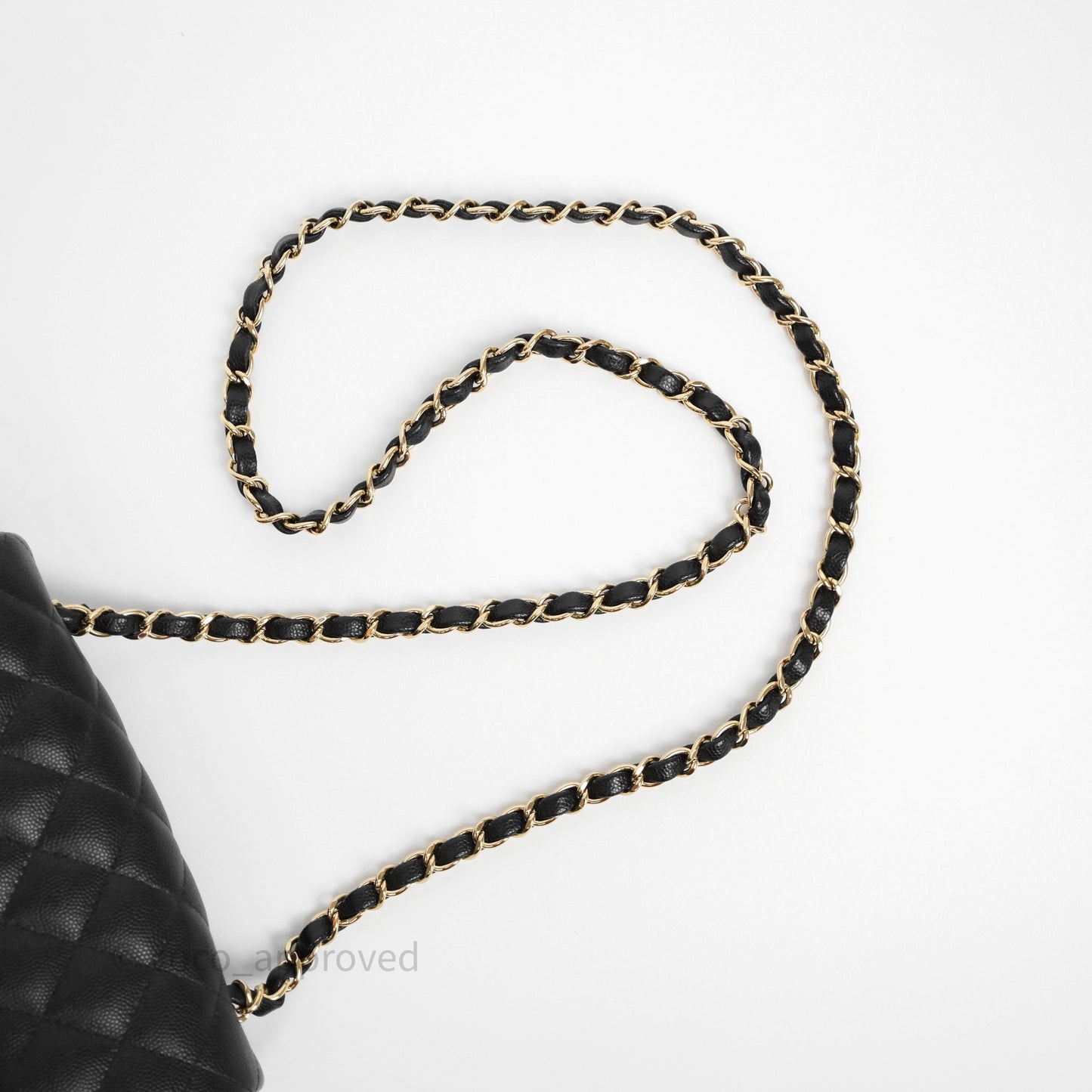 Chanel Mini Rectangular Flap Quilted Black Caviar Gold Hardware