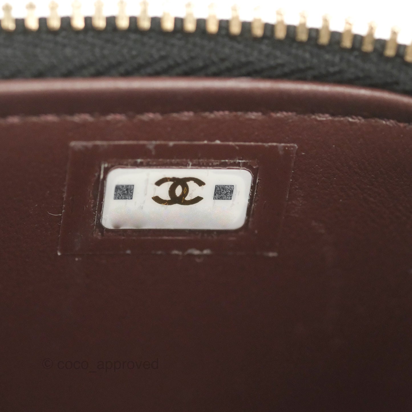 Chanel Mini Vanity With Chain Black Caviar Gold Hardware