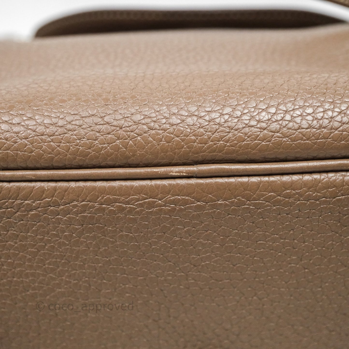 Hermès Lindy 26 Etoupe 18 Clemence Palladium Hardware
