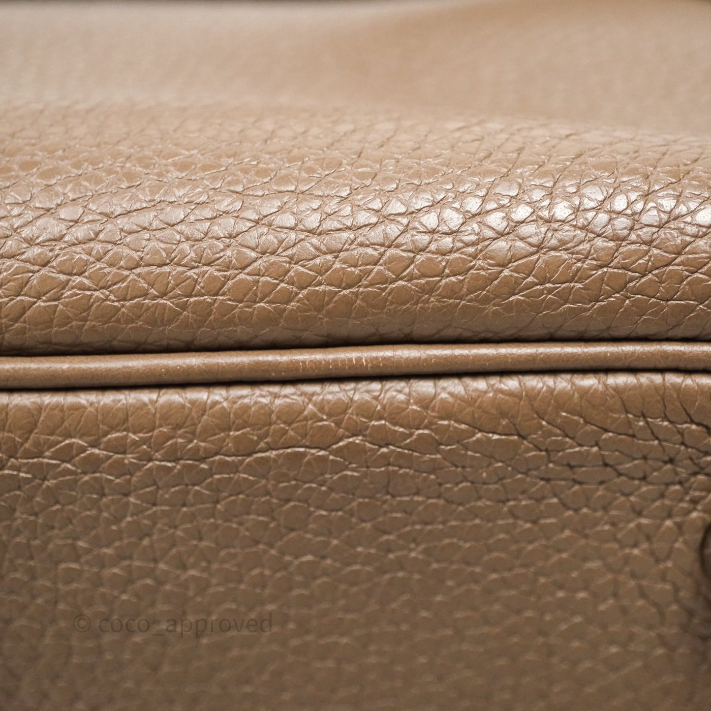 Hermès Lindy 26 Etoupe 18 Clemence Palladium Hardware
