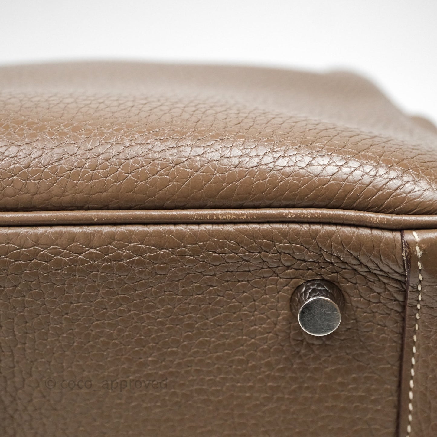 Hermès Lindy 26 Etoupe 18 Clemence Palladium Hardware