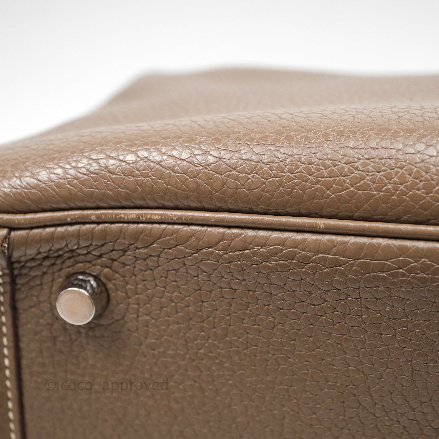 Hermès Lindy 26 Etoupe 18 Clemence Palladium Hardware