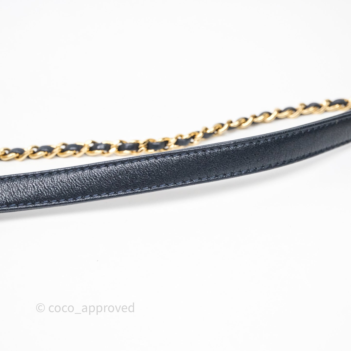 Chanel Small Vintage Mademoiselle Flap Navy Sheepskin Gold Hardware