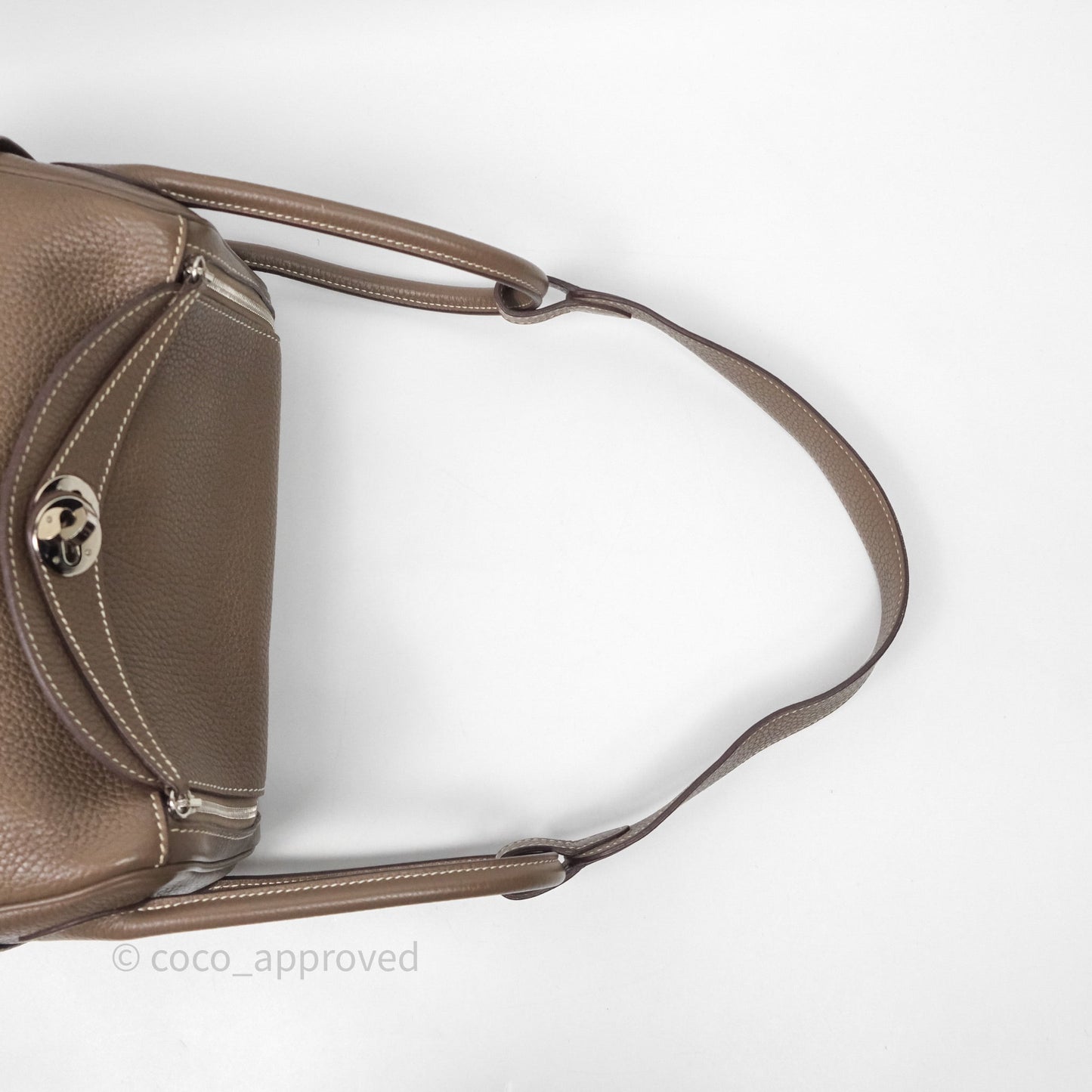 Hermès Lindy 26 Etoupe 18 Clemence Palladium Hardware