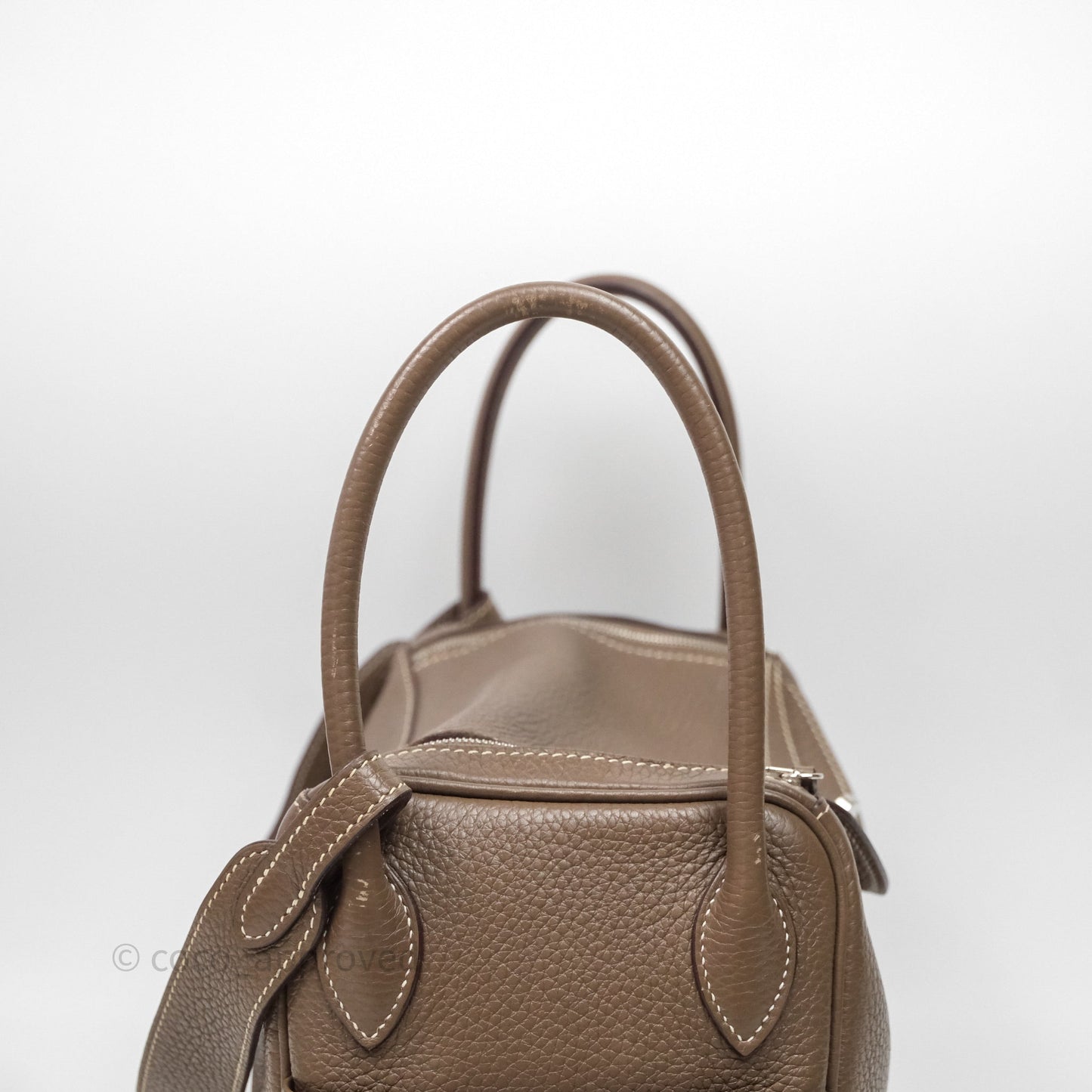 Hermès Lindy 26 Etoupe 18 Clemence Palladium Hardware