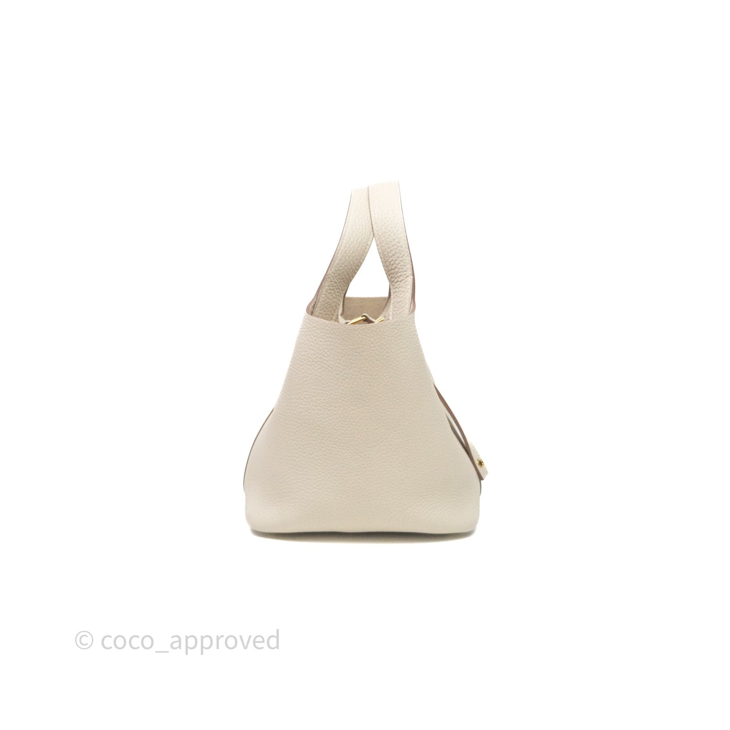 Hermès Picotin Lock 18 Craie 10 Taurillon Clemence Gold Hardware