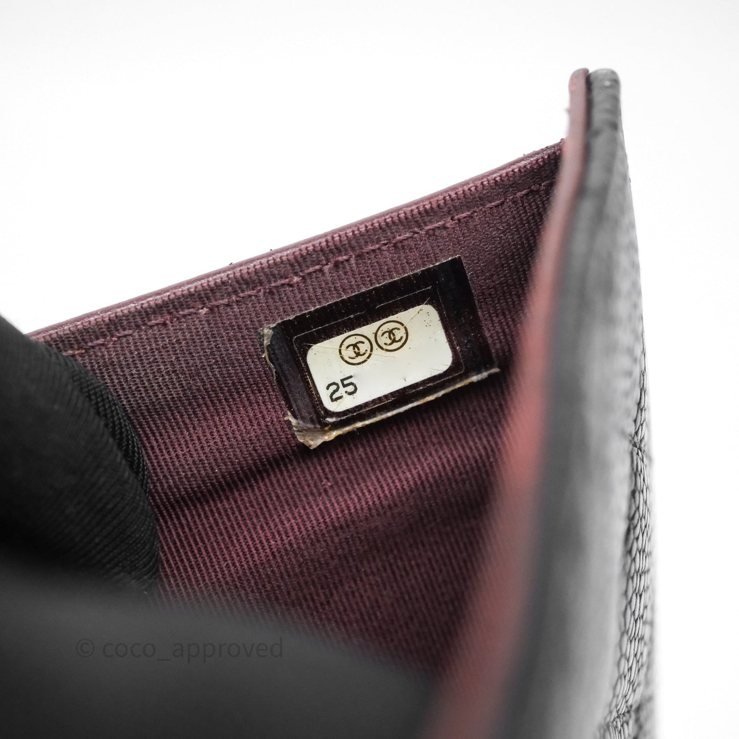 Chanel Quilted Medium Flap Wallet Black Caviar Gold Hardware