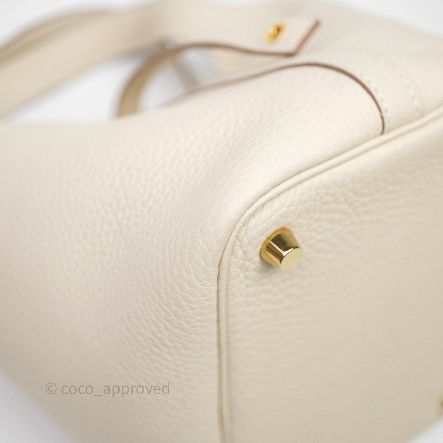 Hermès Picotin Lock 18 Craie 10 Taurillon Clemence Gold Hardware