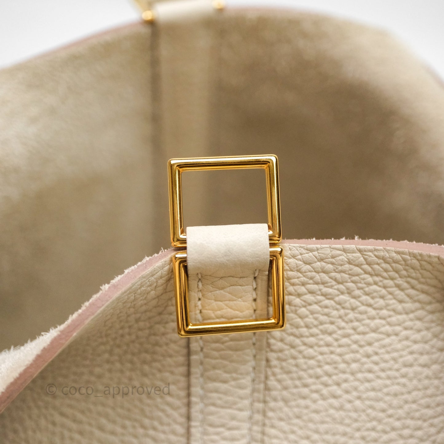 Hermès Picotin Lock 18 Craie 10 Taurillon Clemence Gold Hardware
