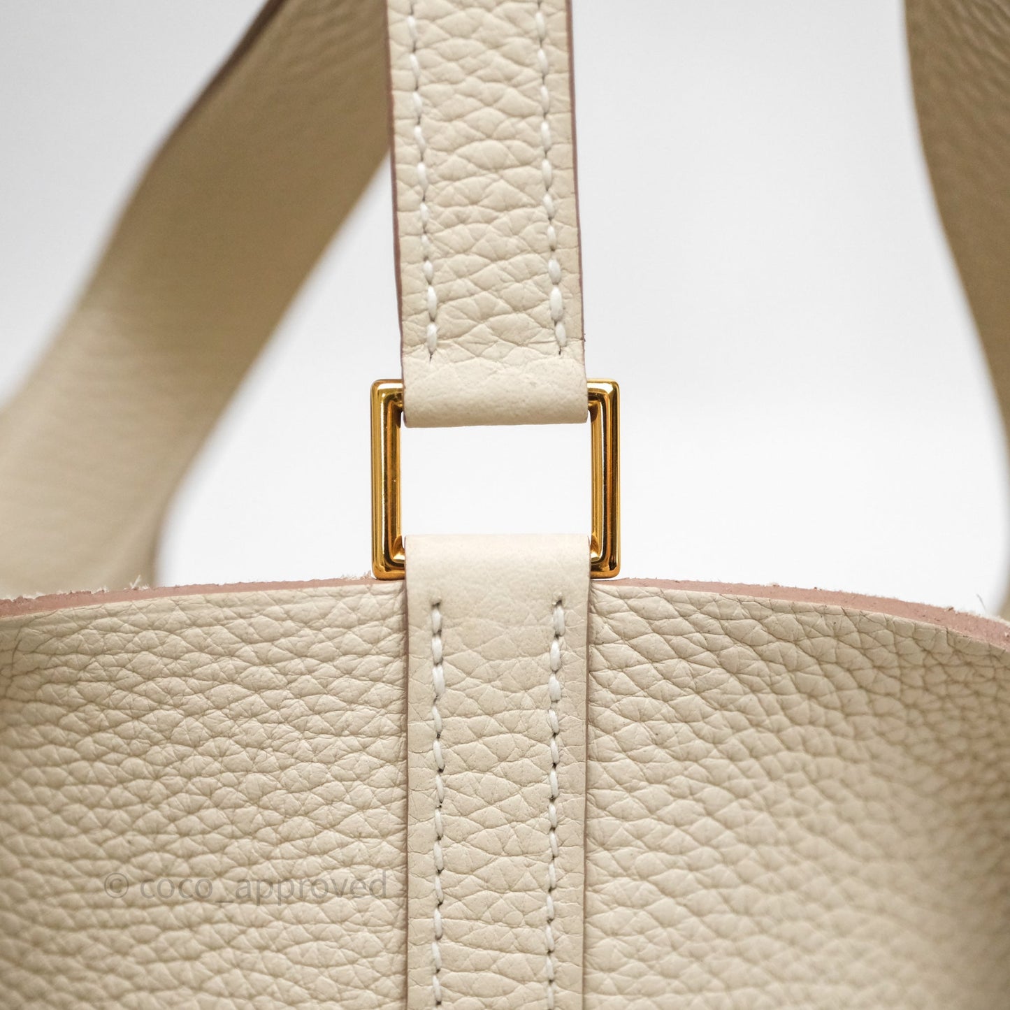 Hermès Picotin Lock 18 Craie 10 Taurillon Clemence Gold Hardware