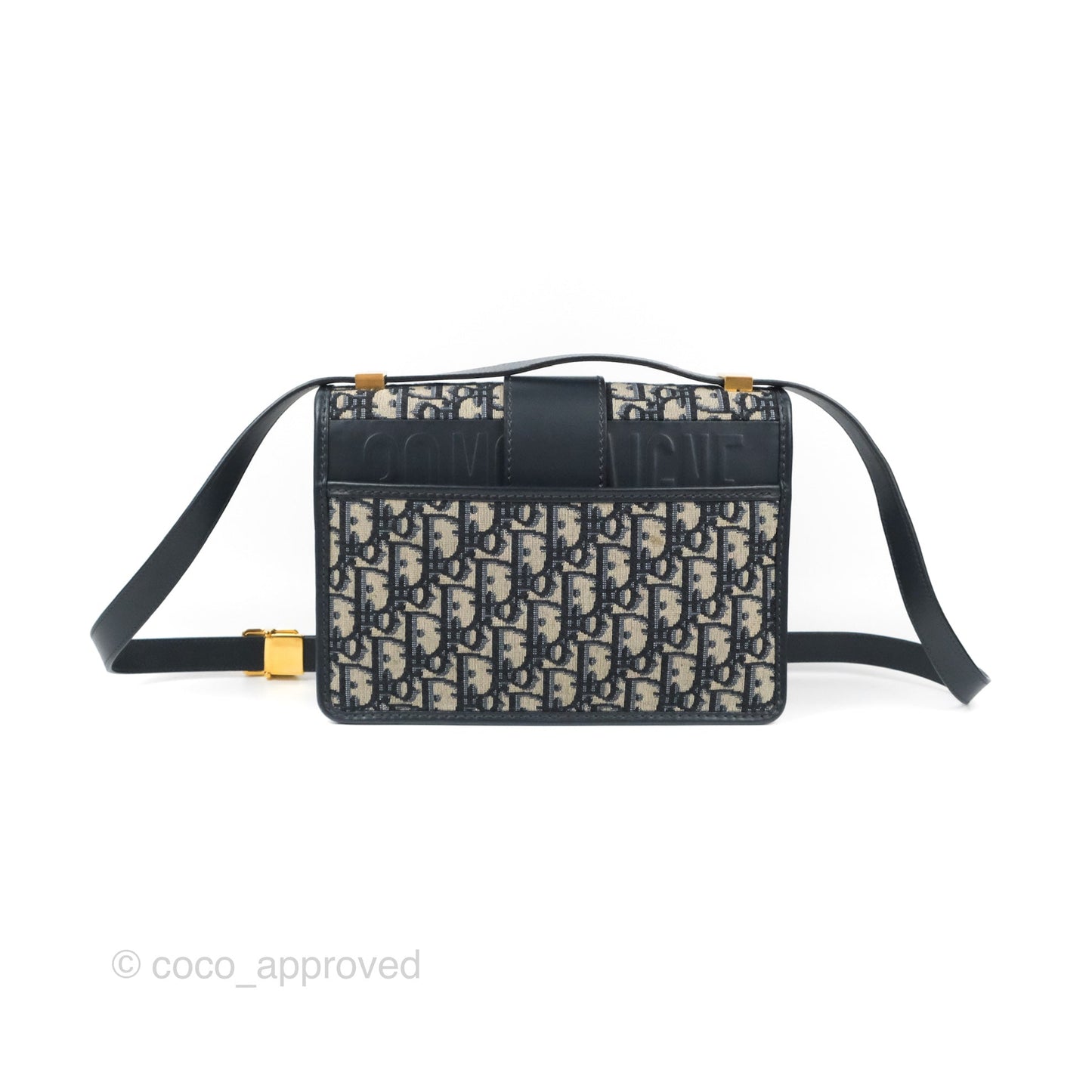 Dior 30 Montaigne Bag Blue Dior Oblique Jacquard