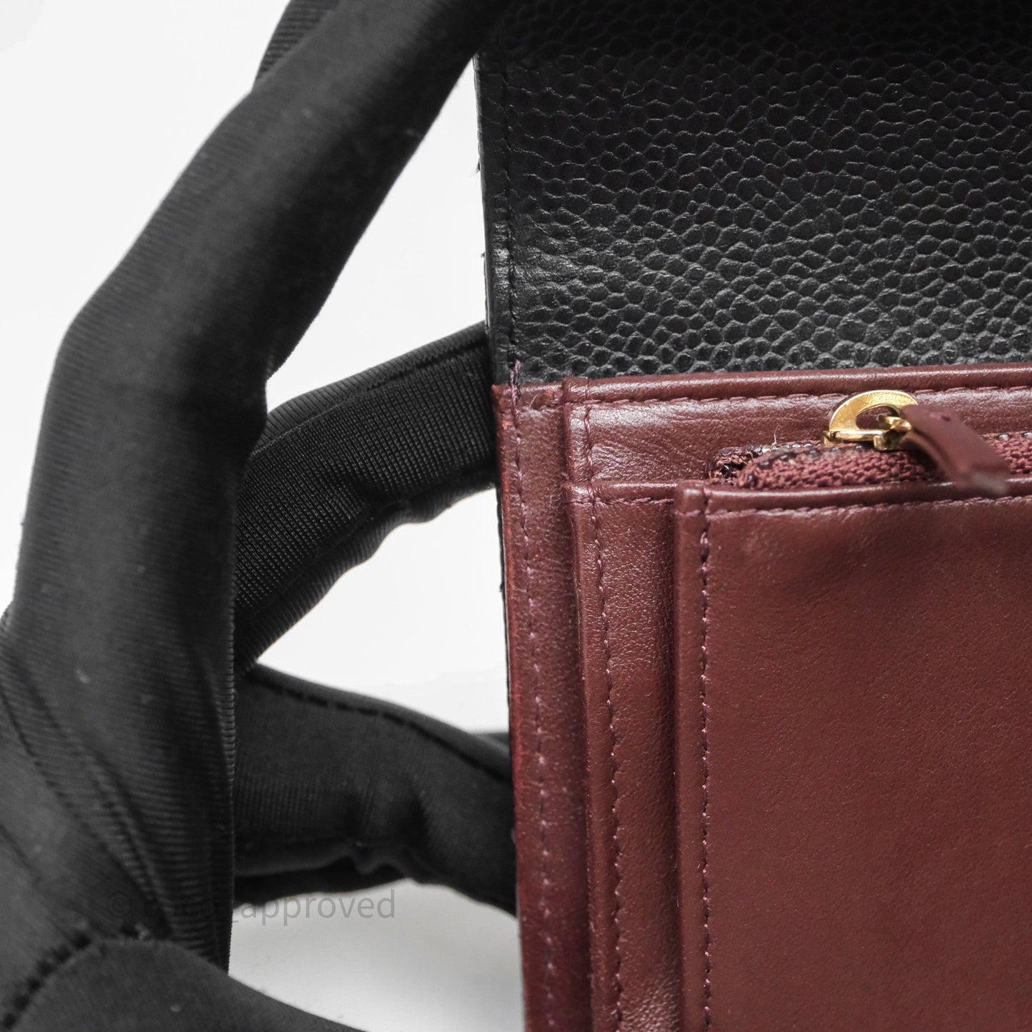 Chanel Quilted Medium Flap Wallet Black Caviar Gold Hardware