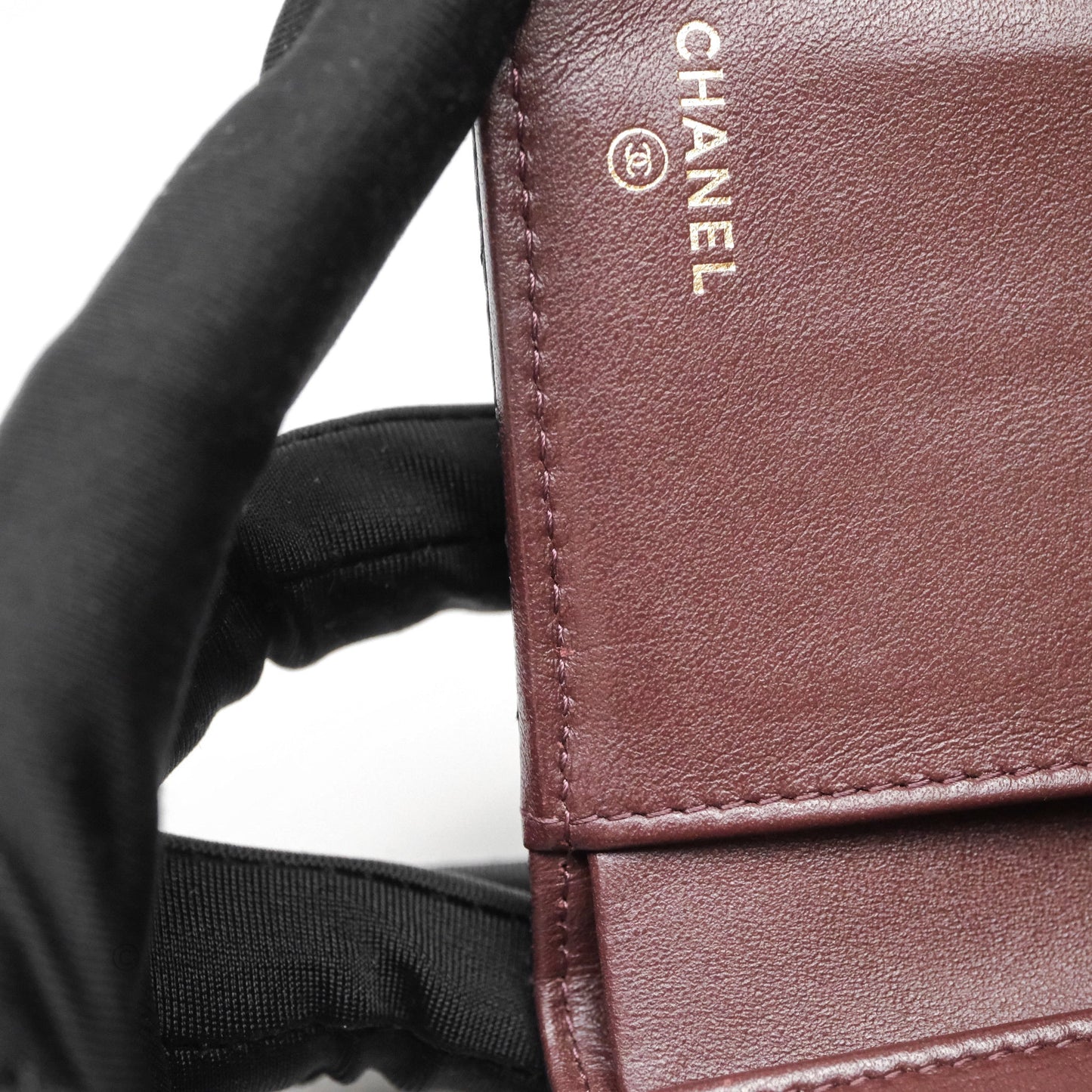 Chanel Quilted Medium Flap Wallet Black Caviar Gold Hardware