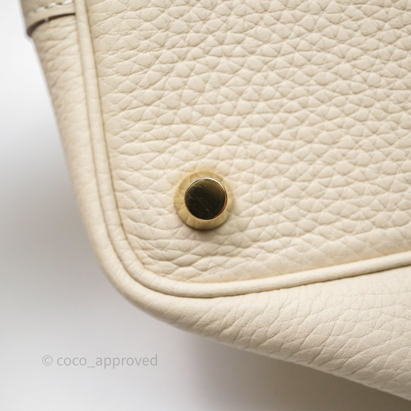 Hermès Picotin Lock 18 Craie 10 Taurillon Clemence Gold Hardware