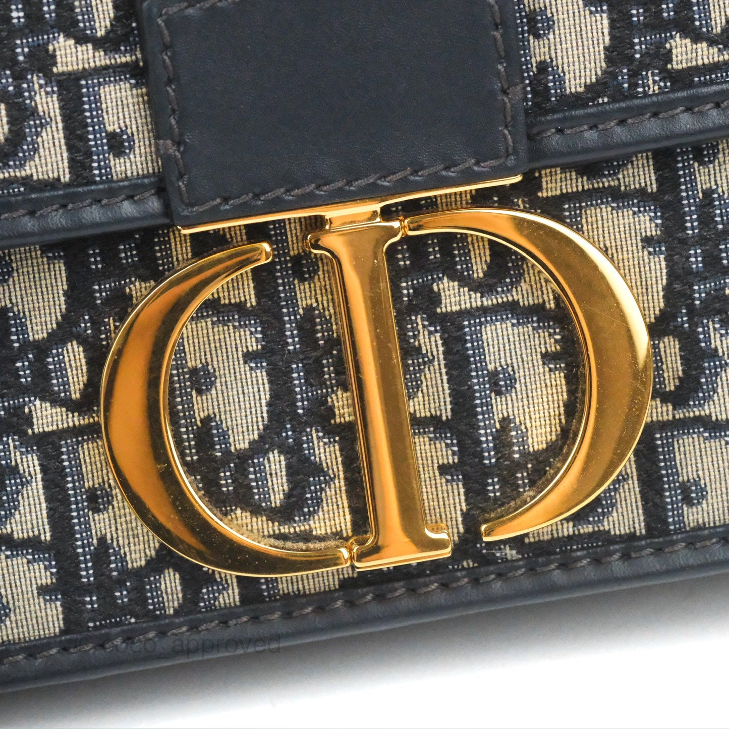 Dior 30 Montaigne Bag Blue Dior Oblique Jacquard