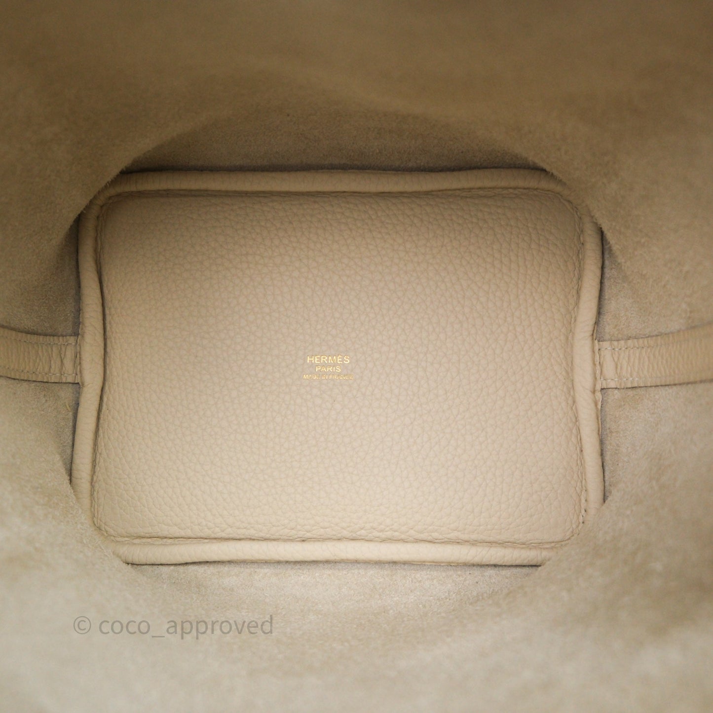 Hermès Picotin Lock 18 Craie 10 Taurillon Clemence Gold Hardware