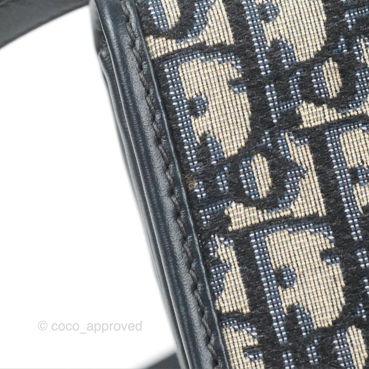 Dior 30 Montaigne Bag Blue Dior Oblique Jacquard