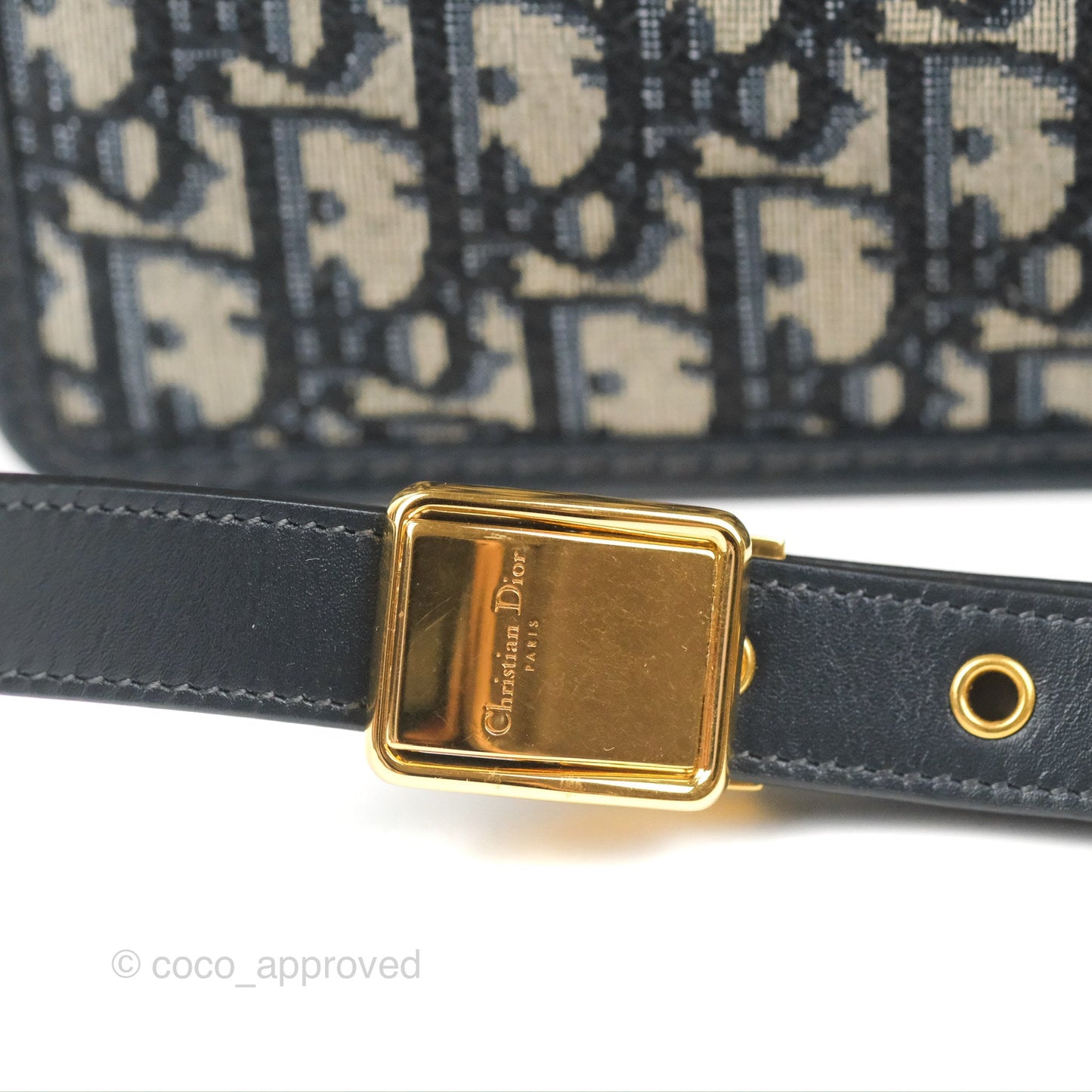 Dior 30 Montaigne Bag Blue Dior Oblique Jacquard