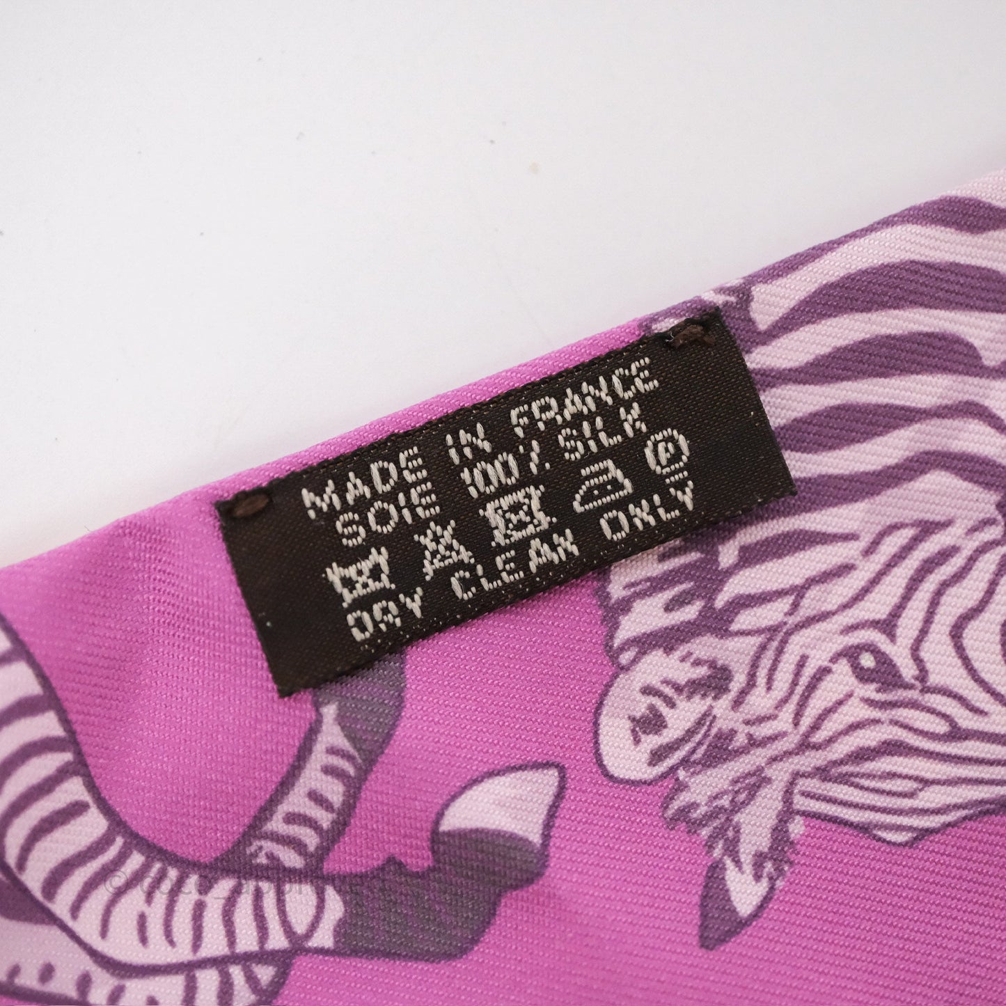 Hermès Les Zebres Silk Twilly
