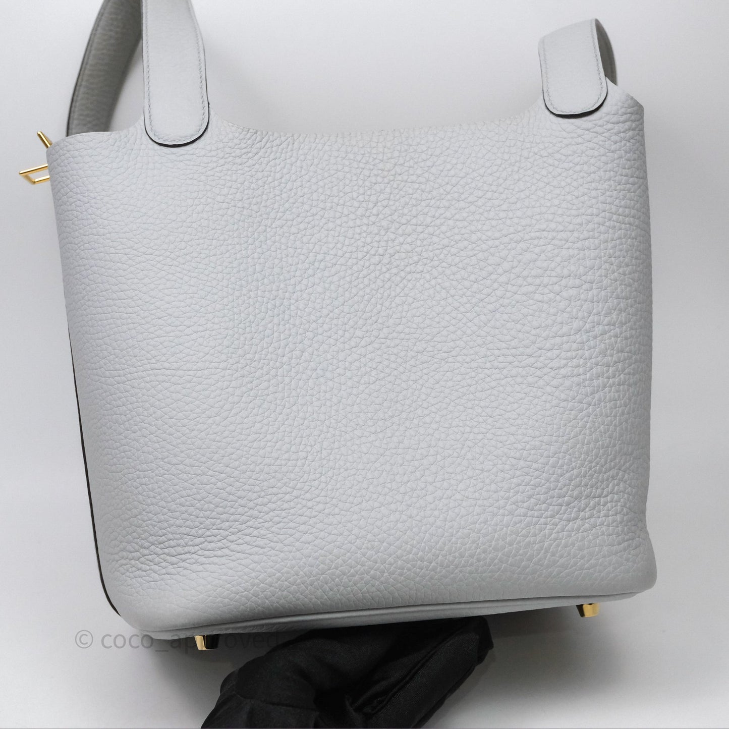 Hermès Picotin 22 Bleu Pale 08 Clemence Gold Hardware