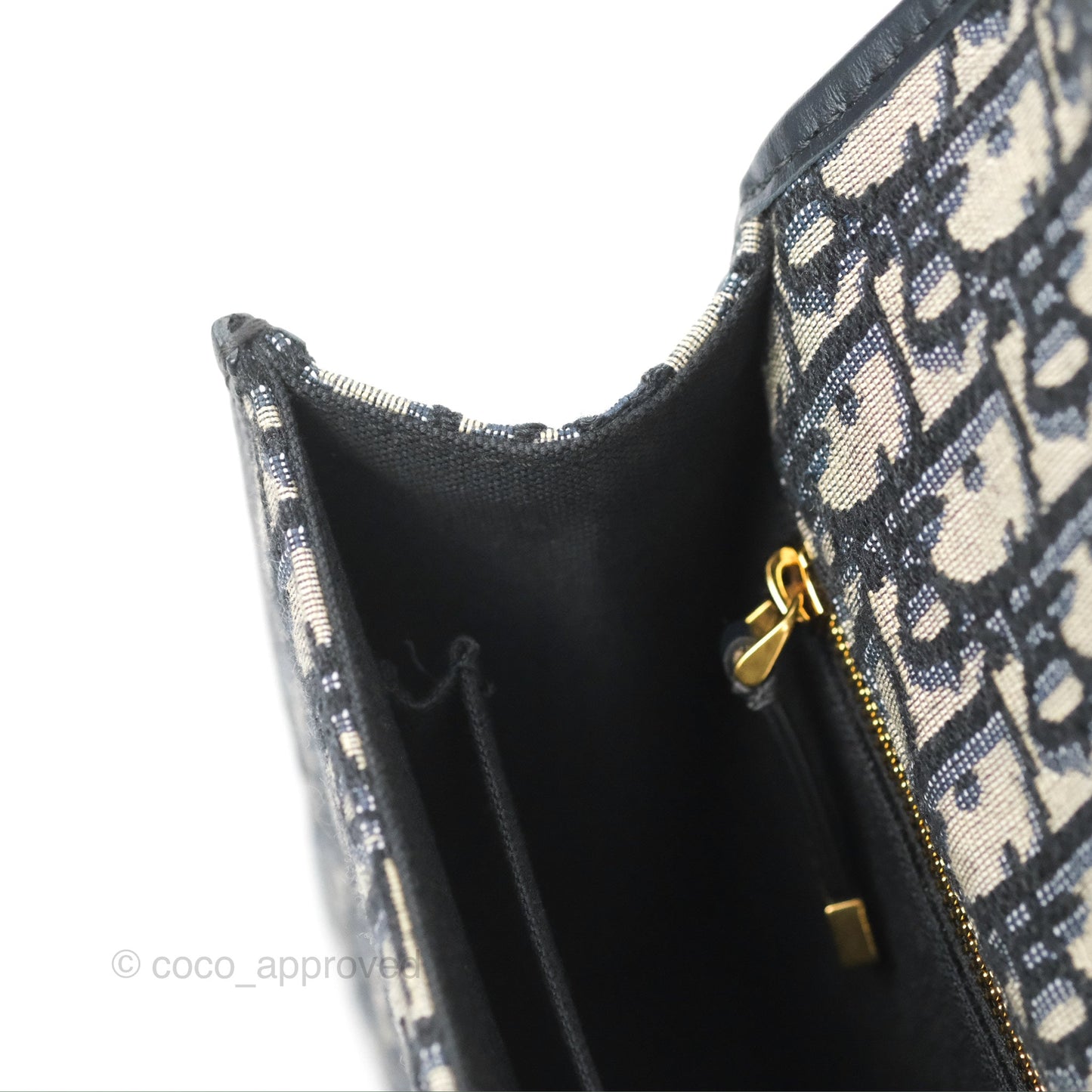Dior 30 Montaigne Bag Blue Dior Oblique Jacquard
