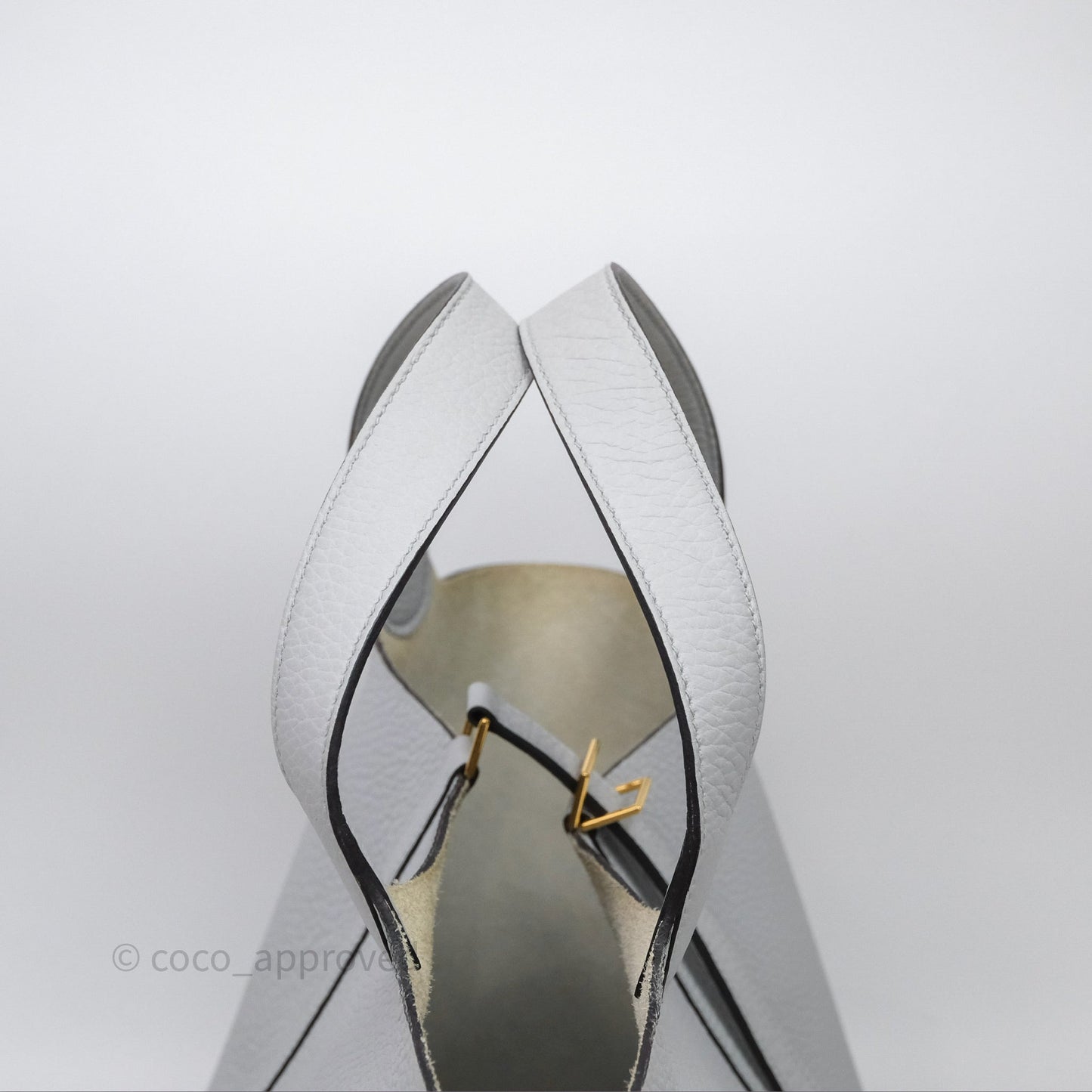 Hermès Picotin 22 Bleu Pale 08 Clemence Gold Hardware
