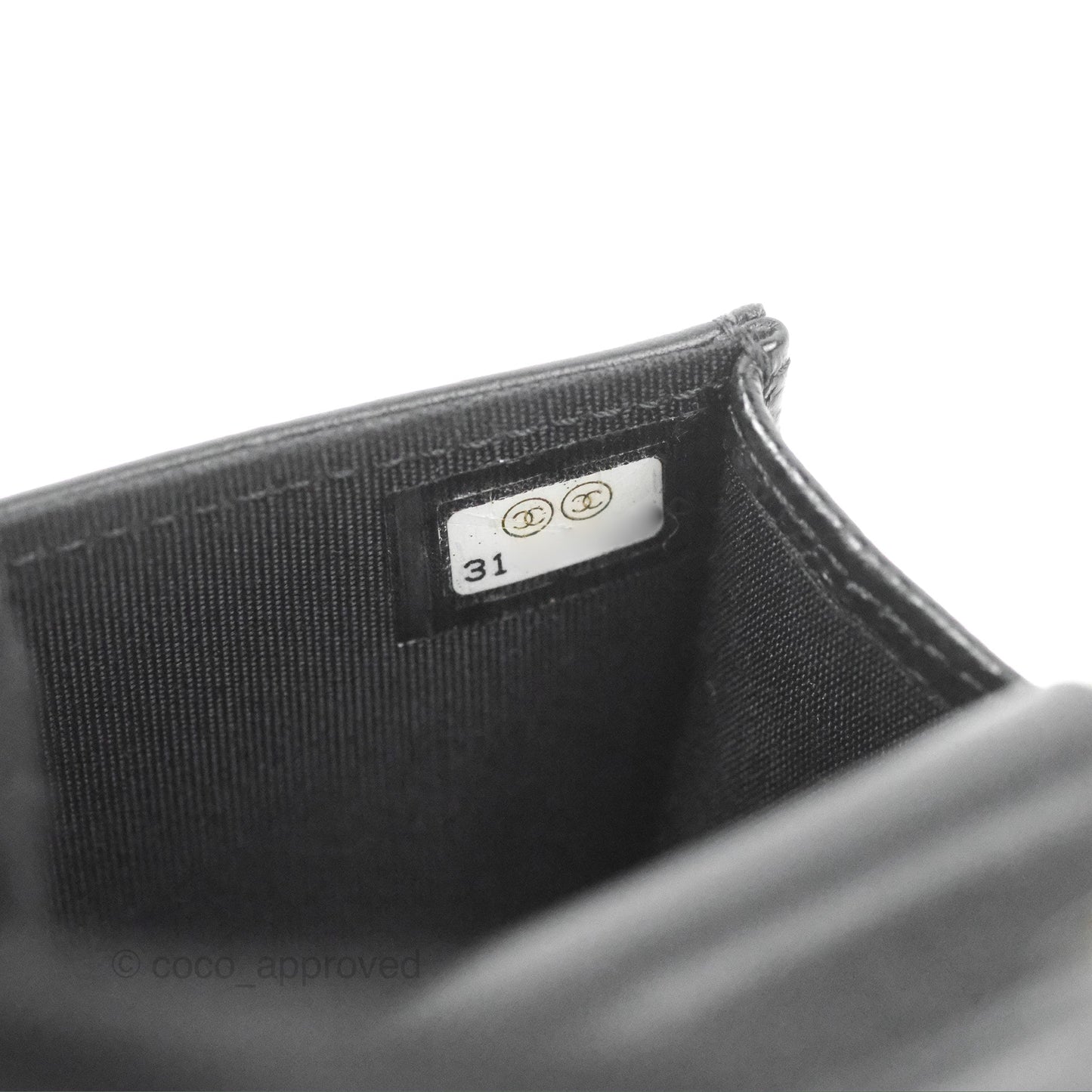 Chanel Quilted Boy Belt Bag Black Caviar Gold Hardware