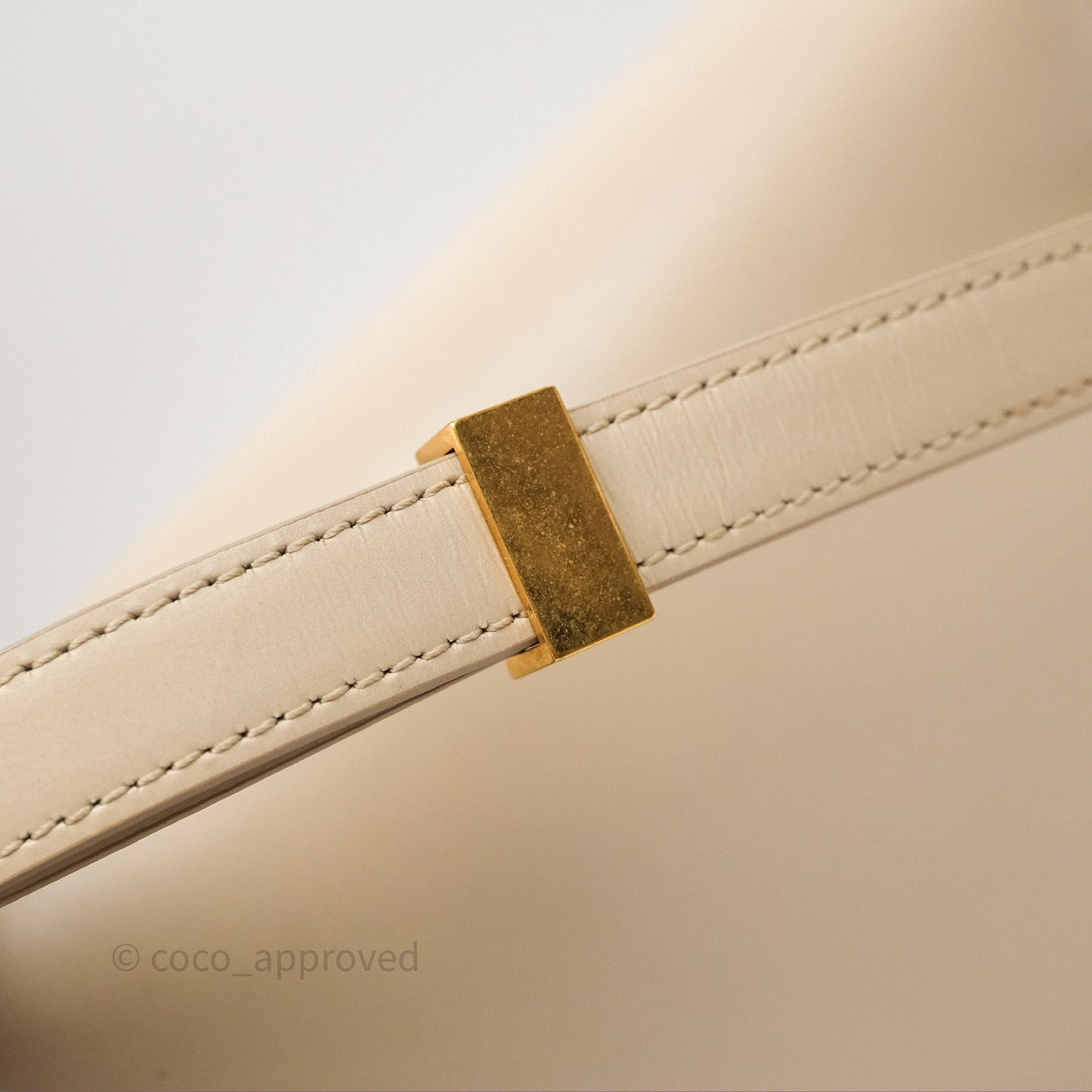 Celine Medium Classic Box Flap Beige Calfskin