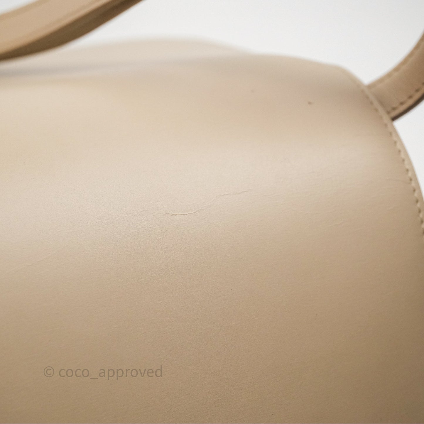 Celine Medium Classic Box Flap Beige Calfskin