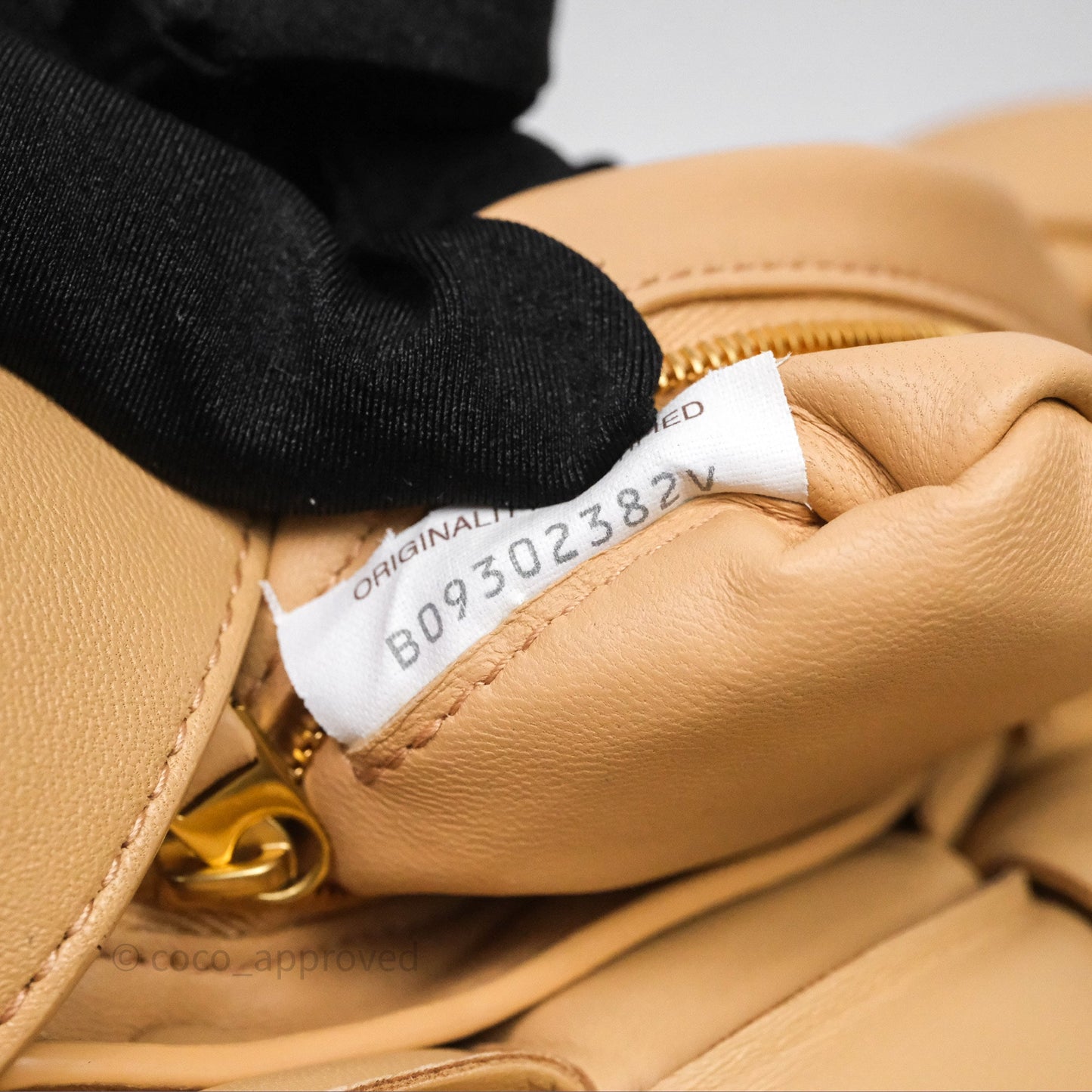 Bottega Veneta Padded Cassette Beige Lambskin