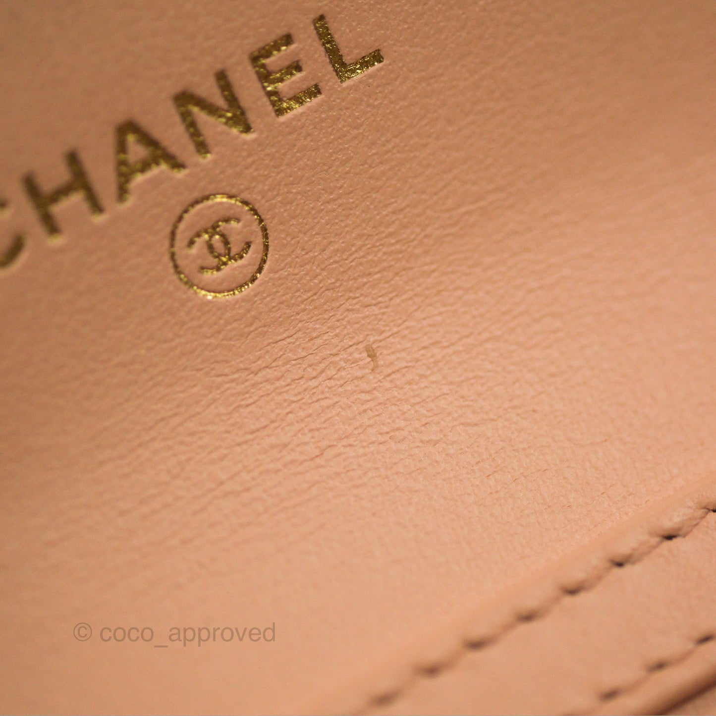 Chanel Mini Clutch with Ribbon Bow Chain Orange Claire Caviar 23S