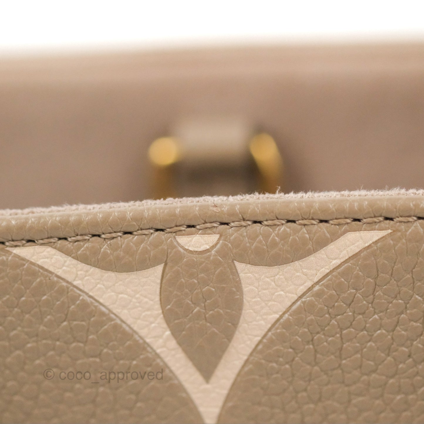 Louis Vuitton OnTheGo PM Monogram Empreinte Dove/Cream