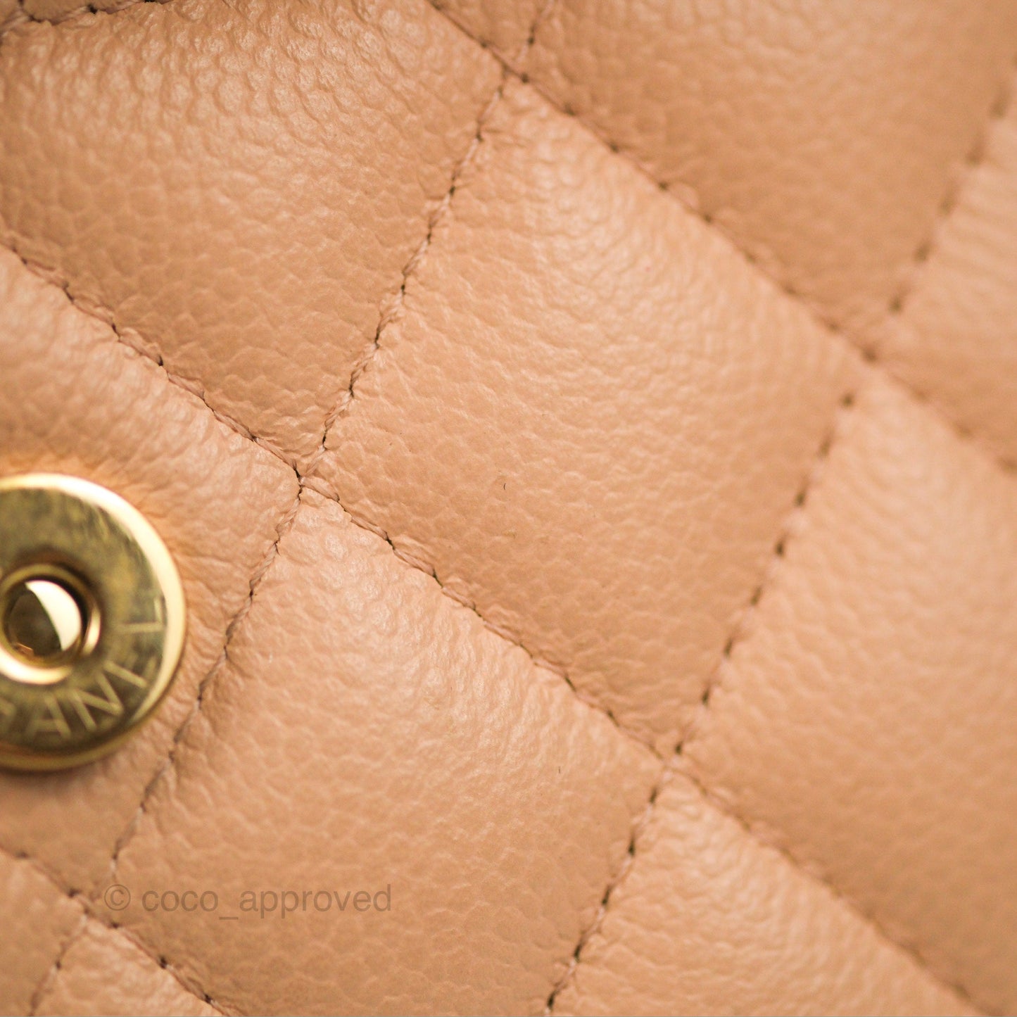Chanel Mini Clutch with Ribbon Bow Chain Orange Claire Caviar 23S