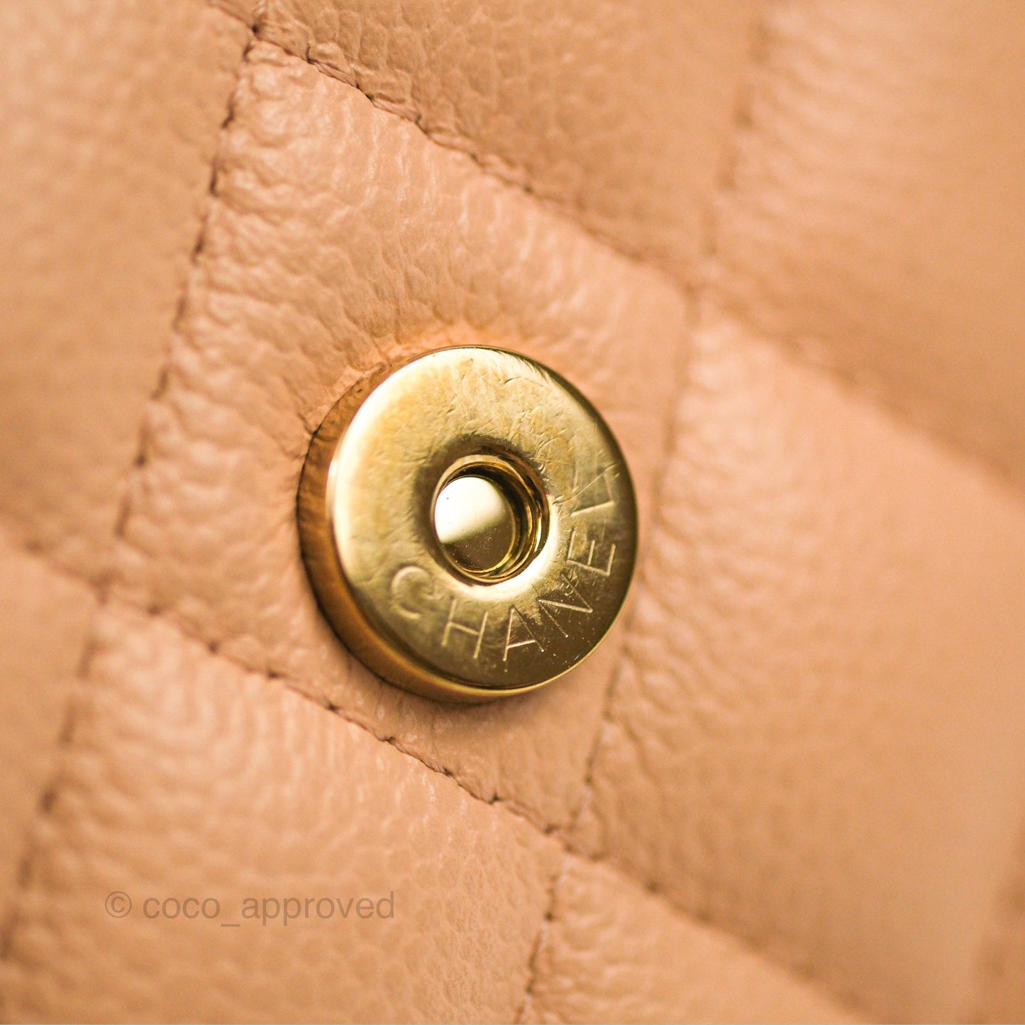 Chanel Mini Clutch with Ribbon Bow Chain Orange Claire Caviar 23S