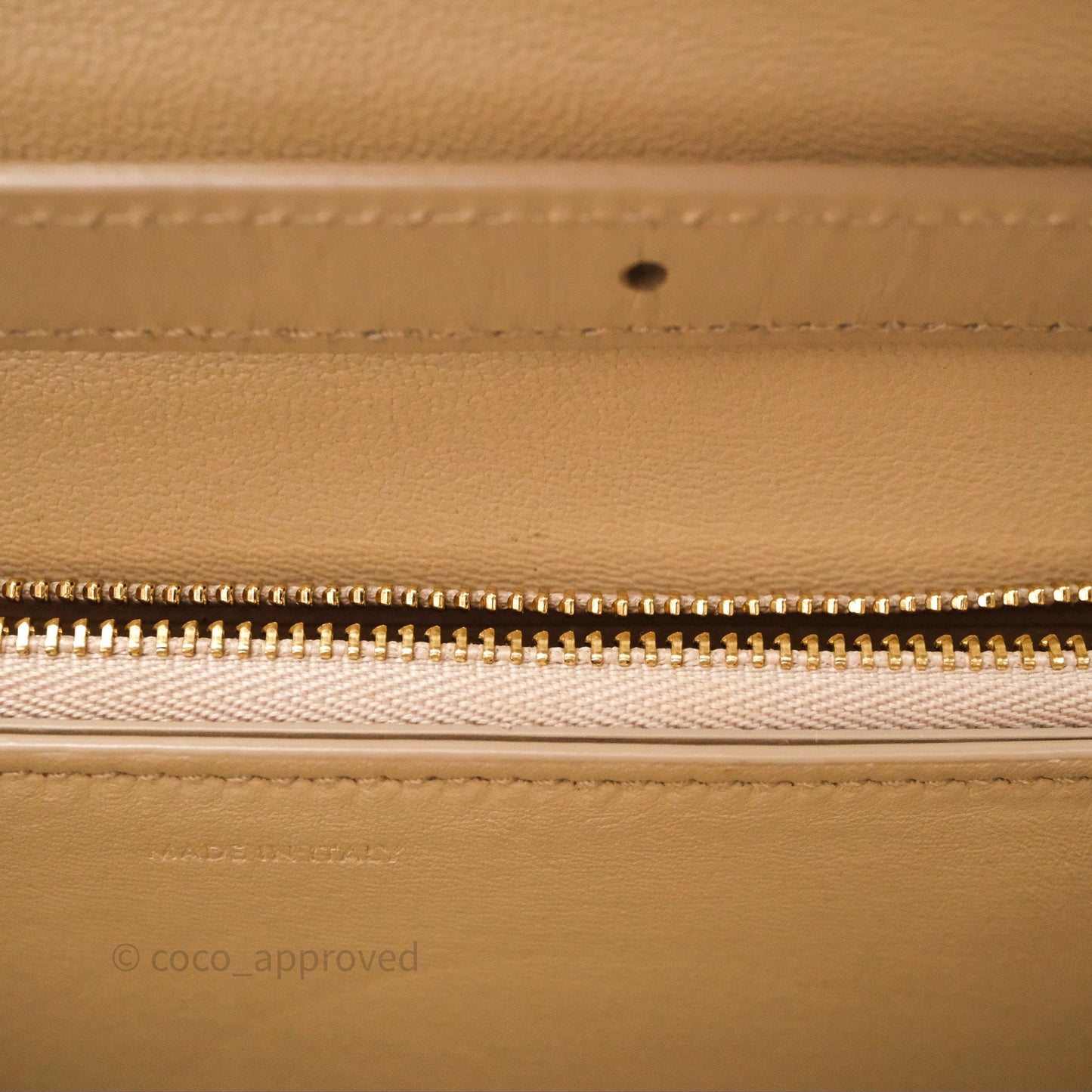 Celine Medium Classic Box Flap Beige Calfskin