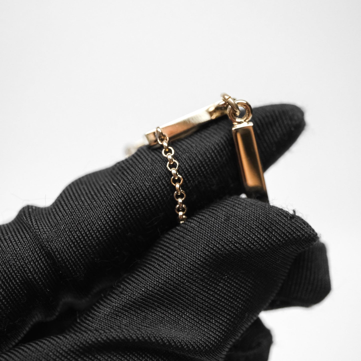 Chanel Letter Cha-Nel Logo Drop Earrings Gold Tone 21V