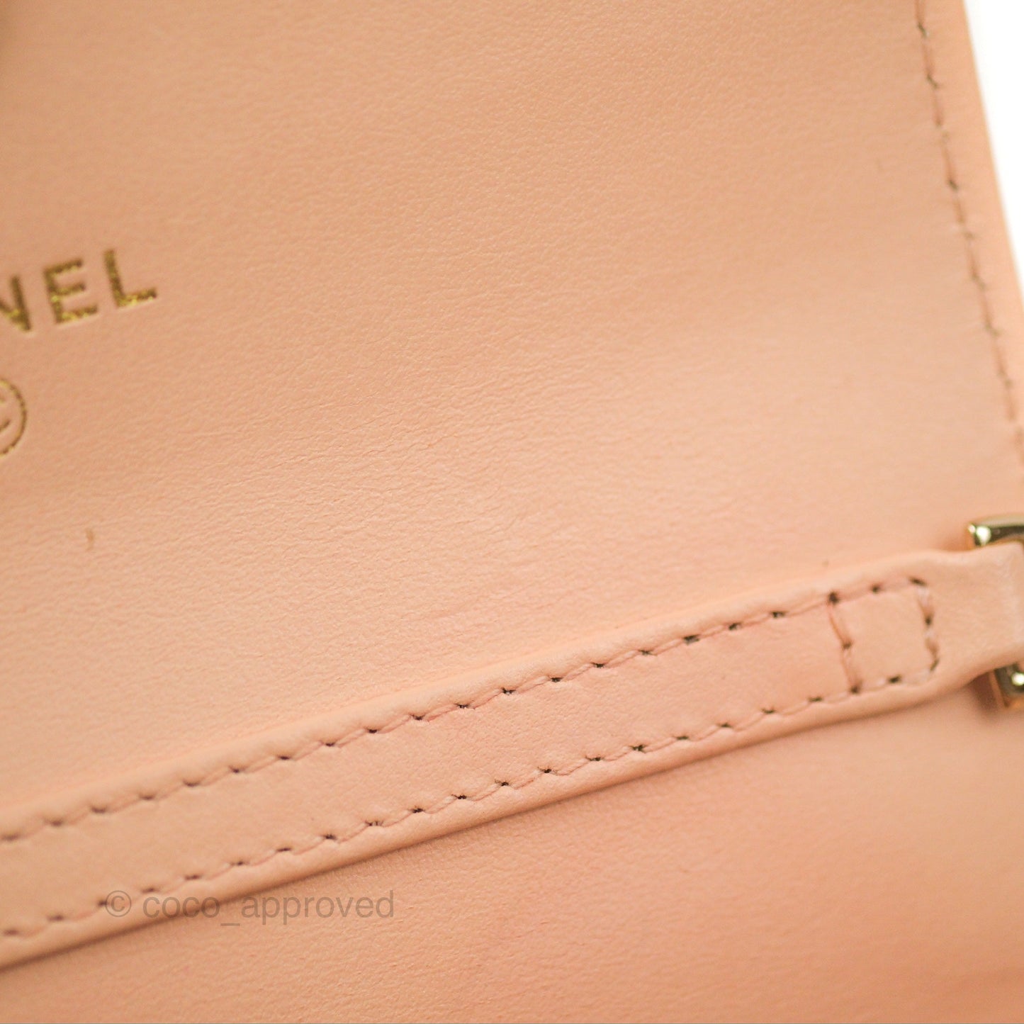 Chanel Mini Clutch with Ribbon Bow Chain Orange Claire Caviar 23S
