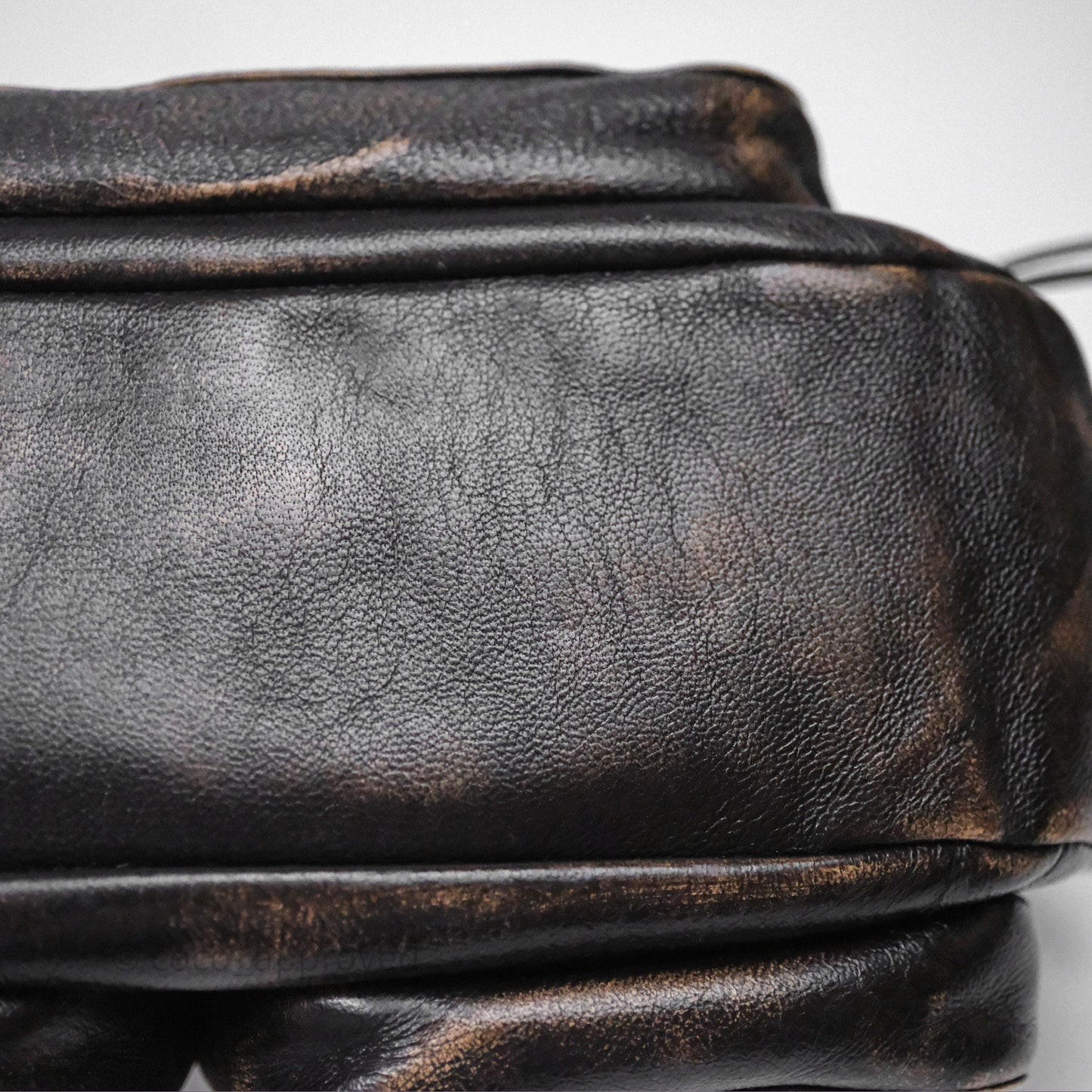 Miumiu Nappa leather Pocket bag Coffee