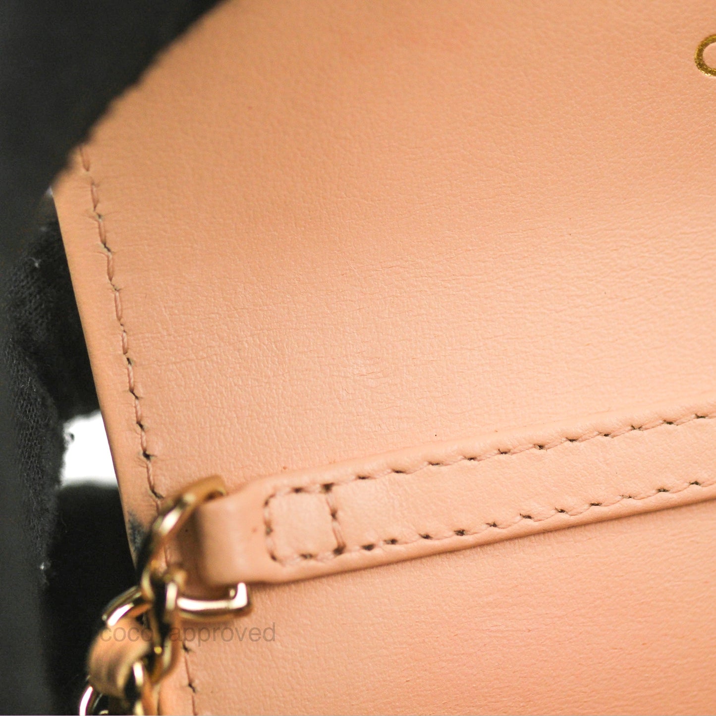 Chanel Mini Clutch with Ribbon Bow Chain Orange Claire Caviar 23S